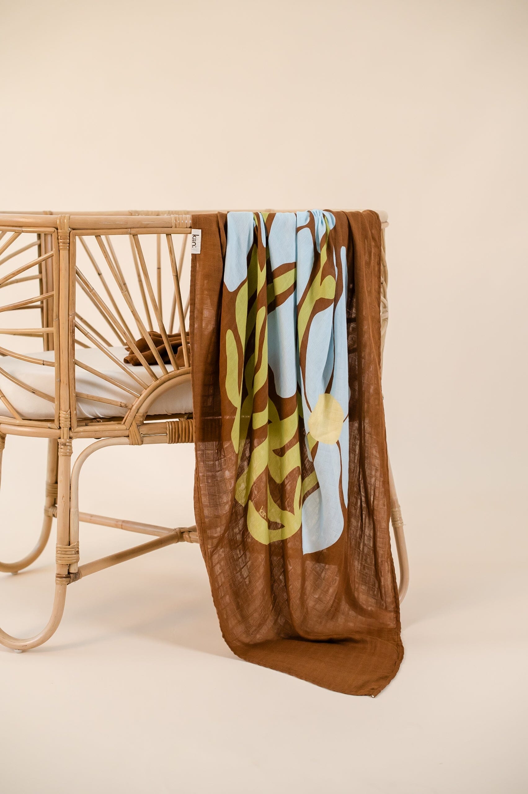 Organic Muslin Swaddle - Fleur (Limited Edition) Swaddles Kiin ® 