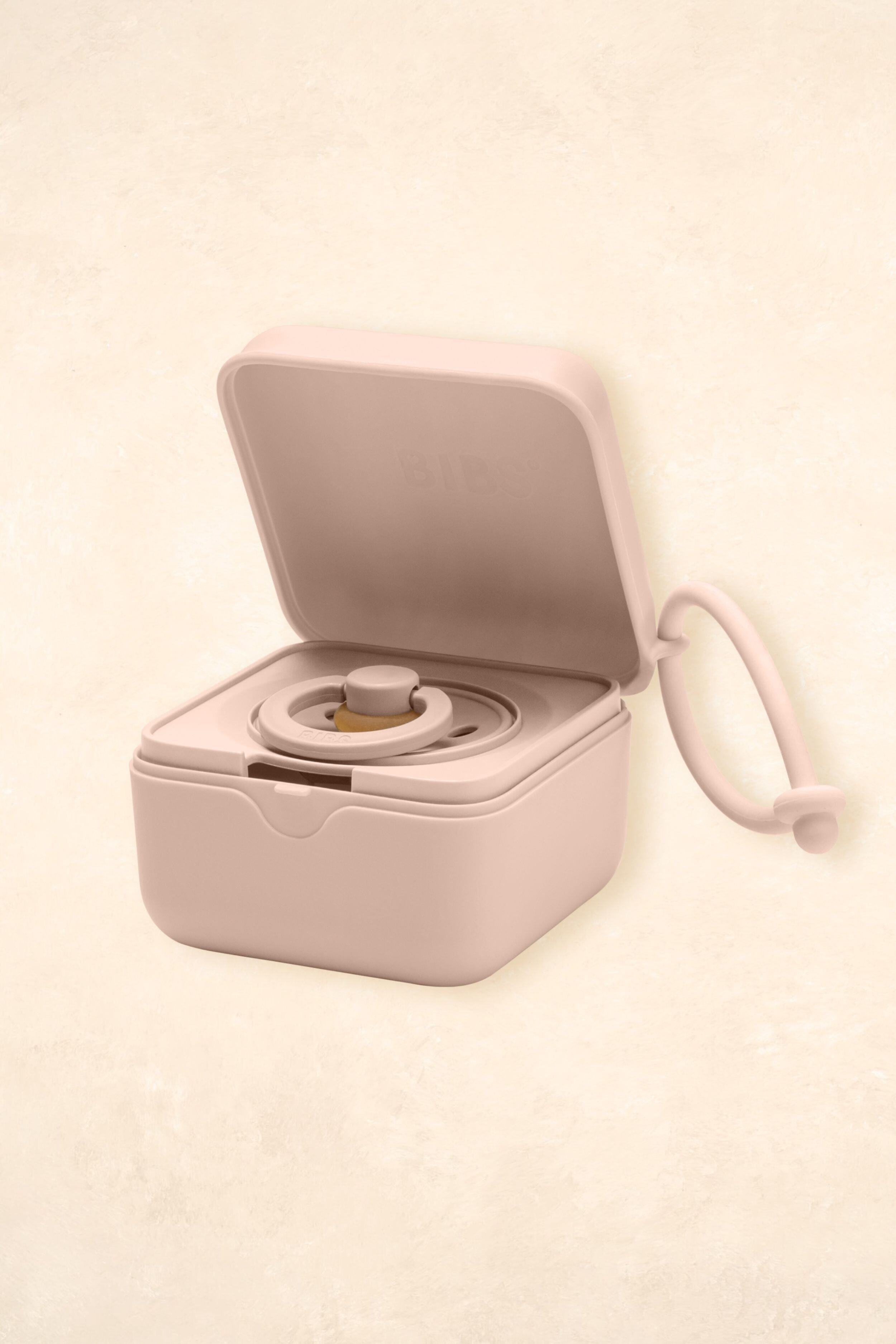 Pacifier Box - Dummy Storage Dummies + Teethers BIBS Blush 