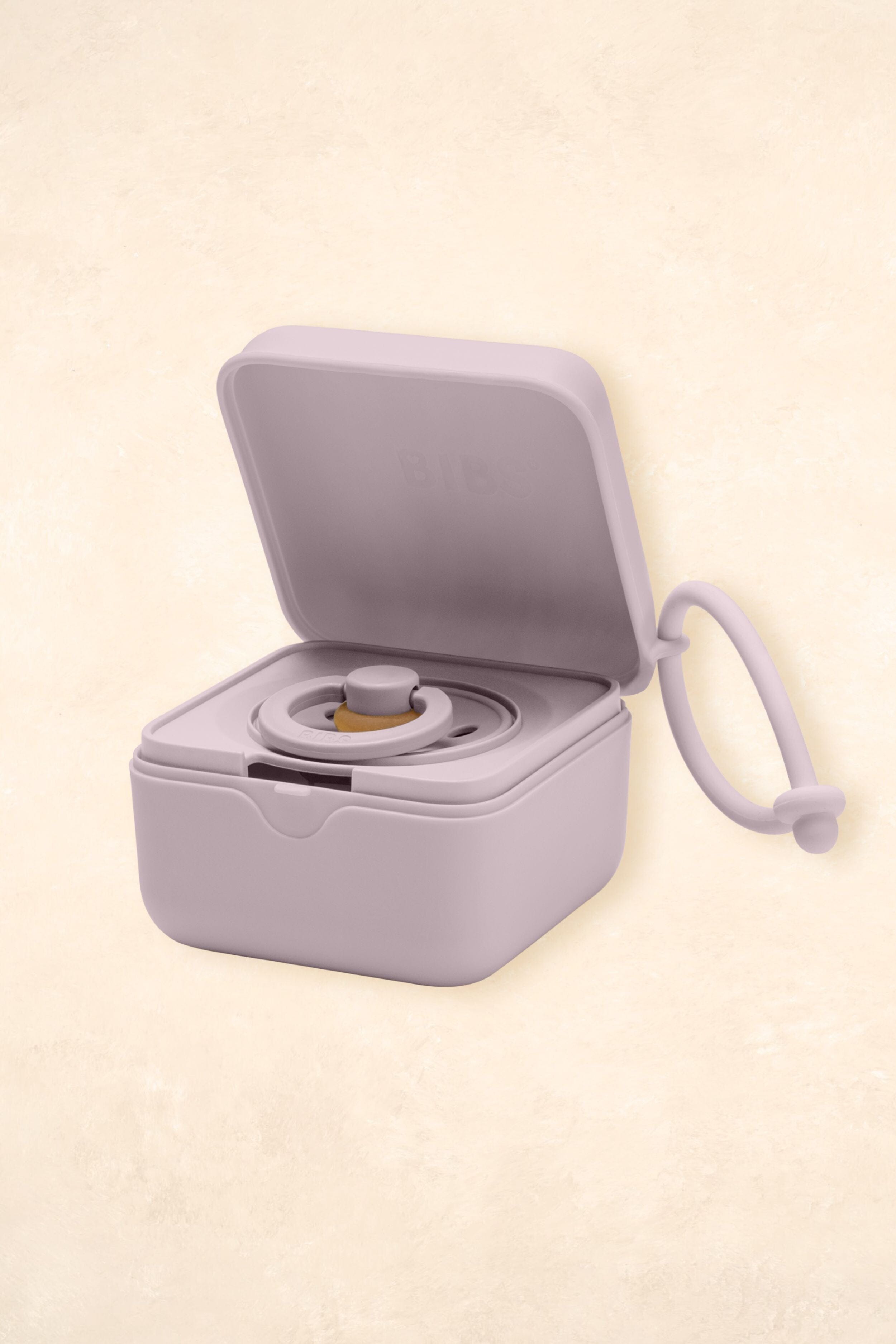 Pacifier Box - Dummy Storage Dummies + Teethers BIBS Dusky Lilac 