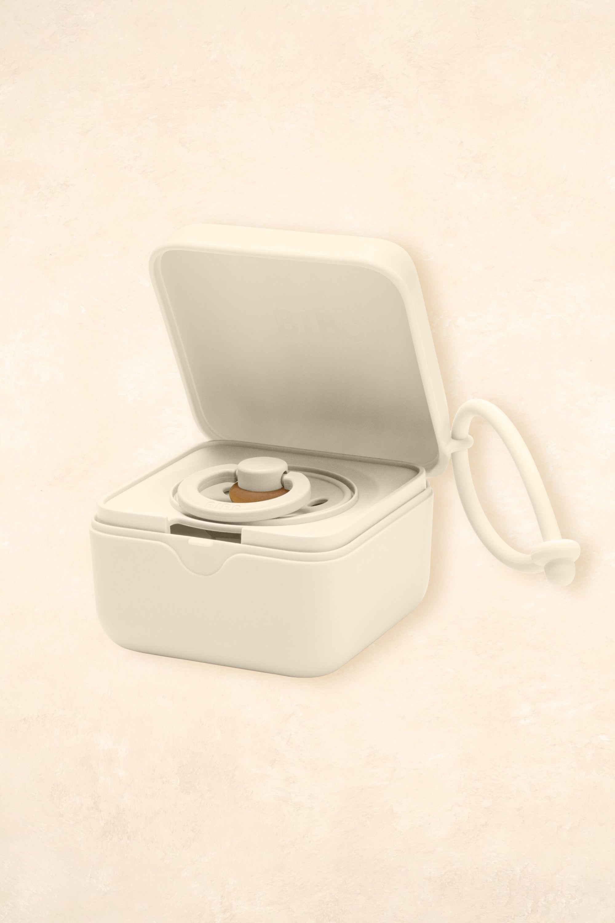 Pacifier Box - Dummy Storage Dummies + Teethers BIBS Ivory 