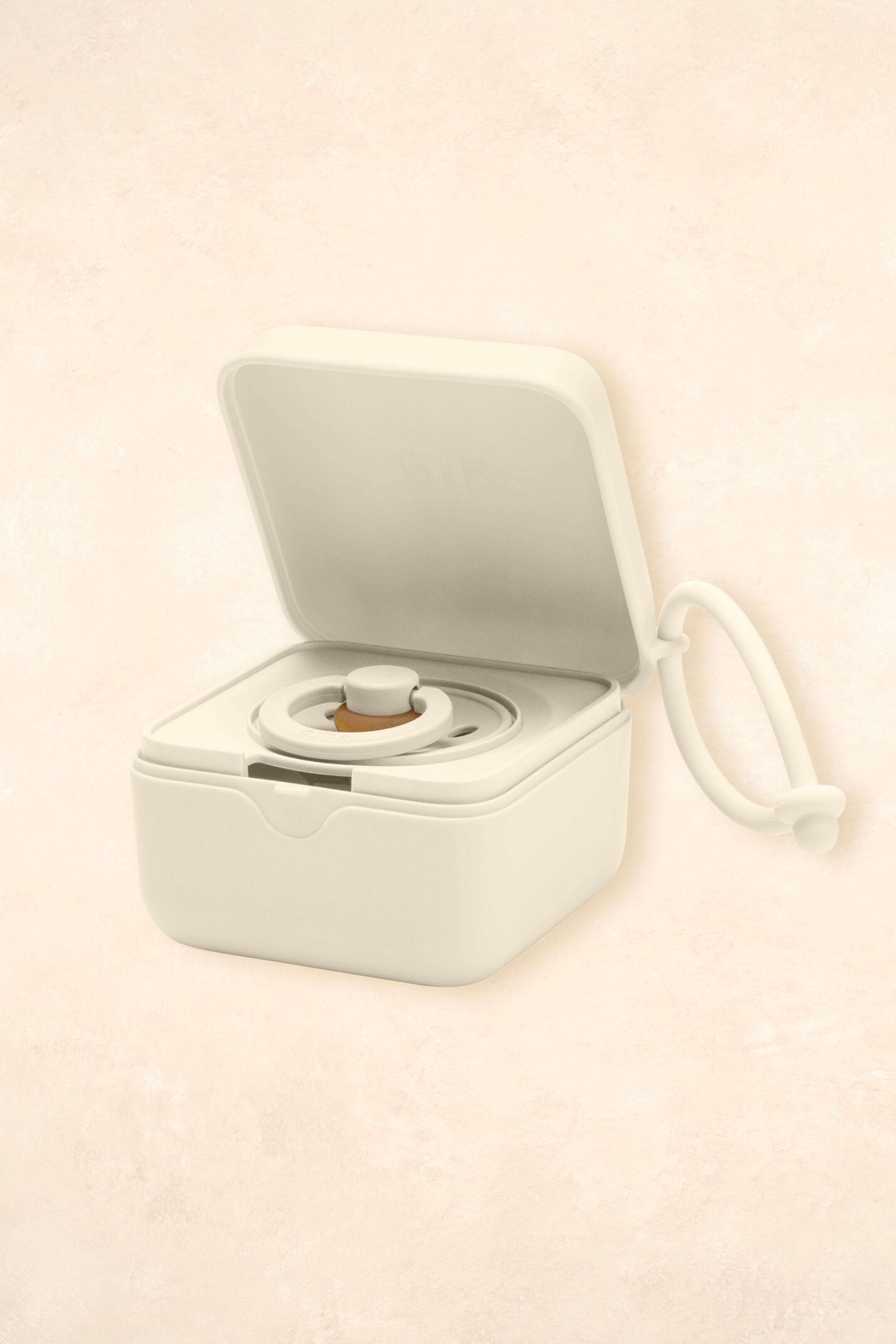 Pacifier Box - Dummy Storage Dummies + Teethers BIBS Ivory 