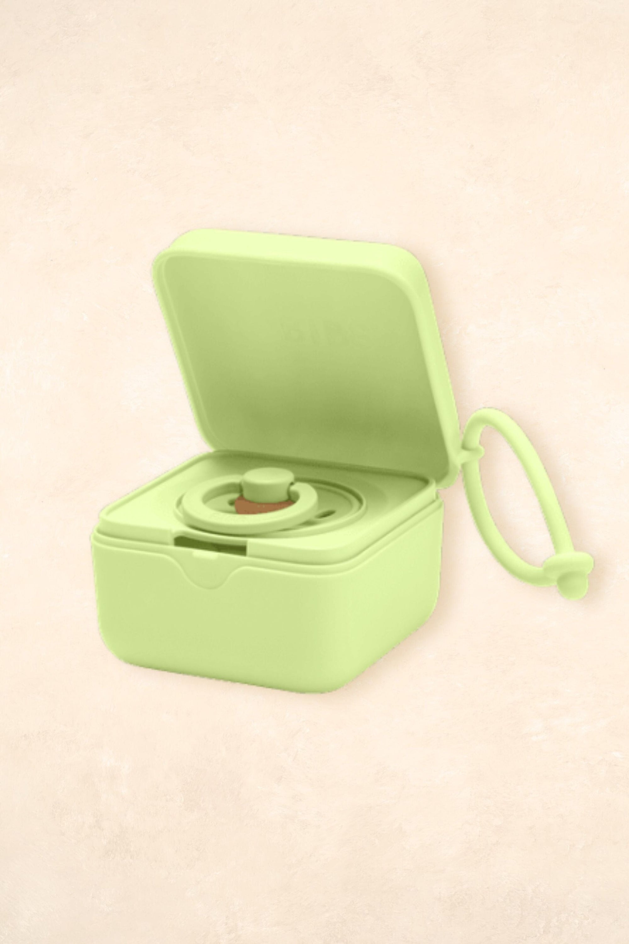 Pacifier Box - Dummy Storage Dummies + Teethers BIBS Matcha 