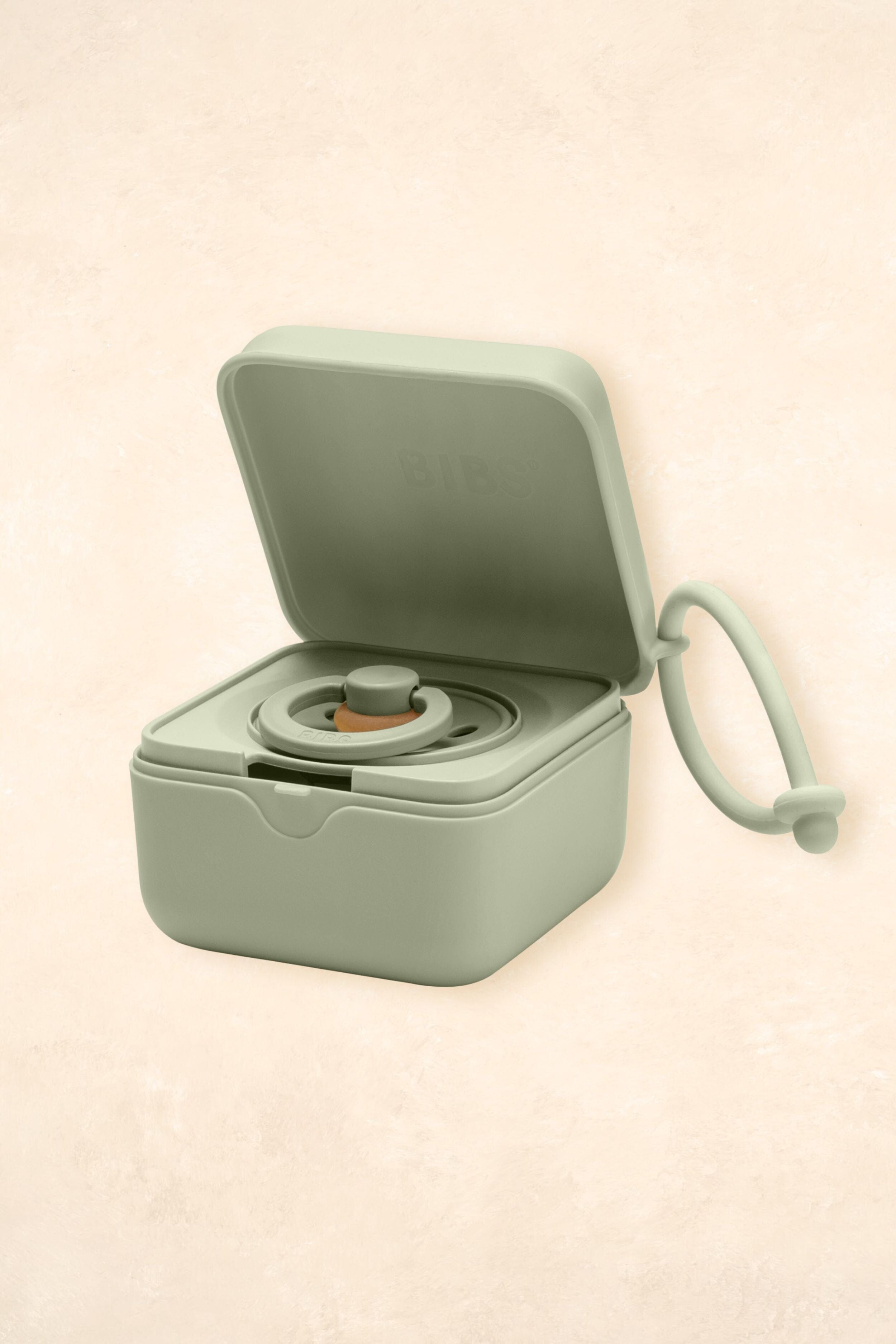 Pacifier Box - Dummy Storage Dummies + Teethers BIBS Sage 