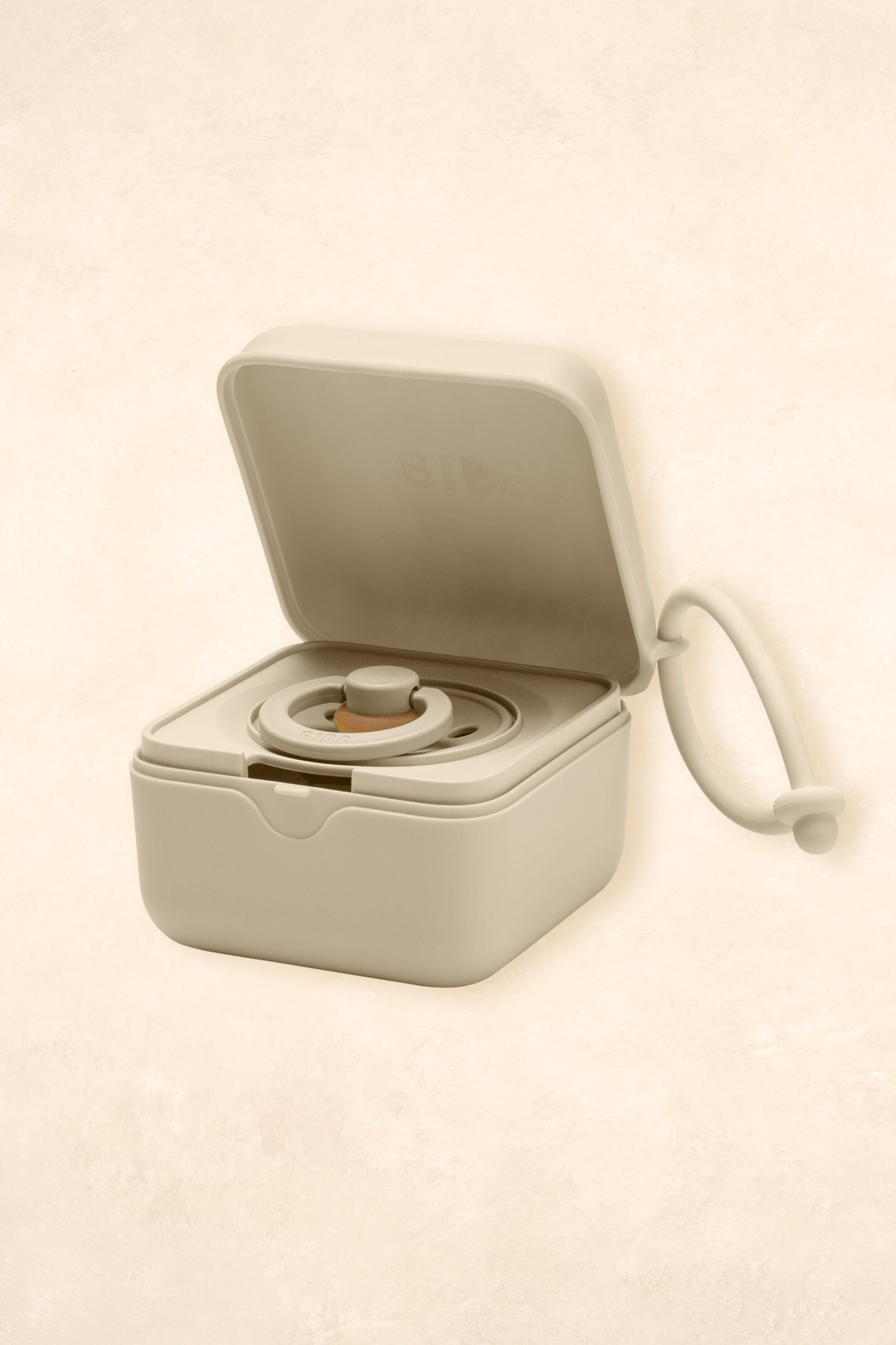 Pacifier Box - Dummy Storage Dummies + Teethers BIBS Vanilla 