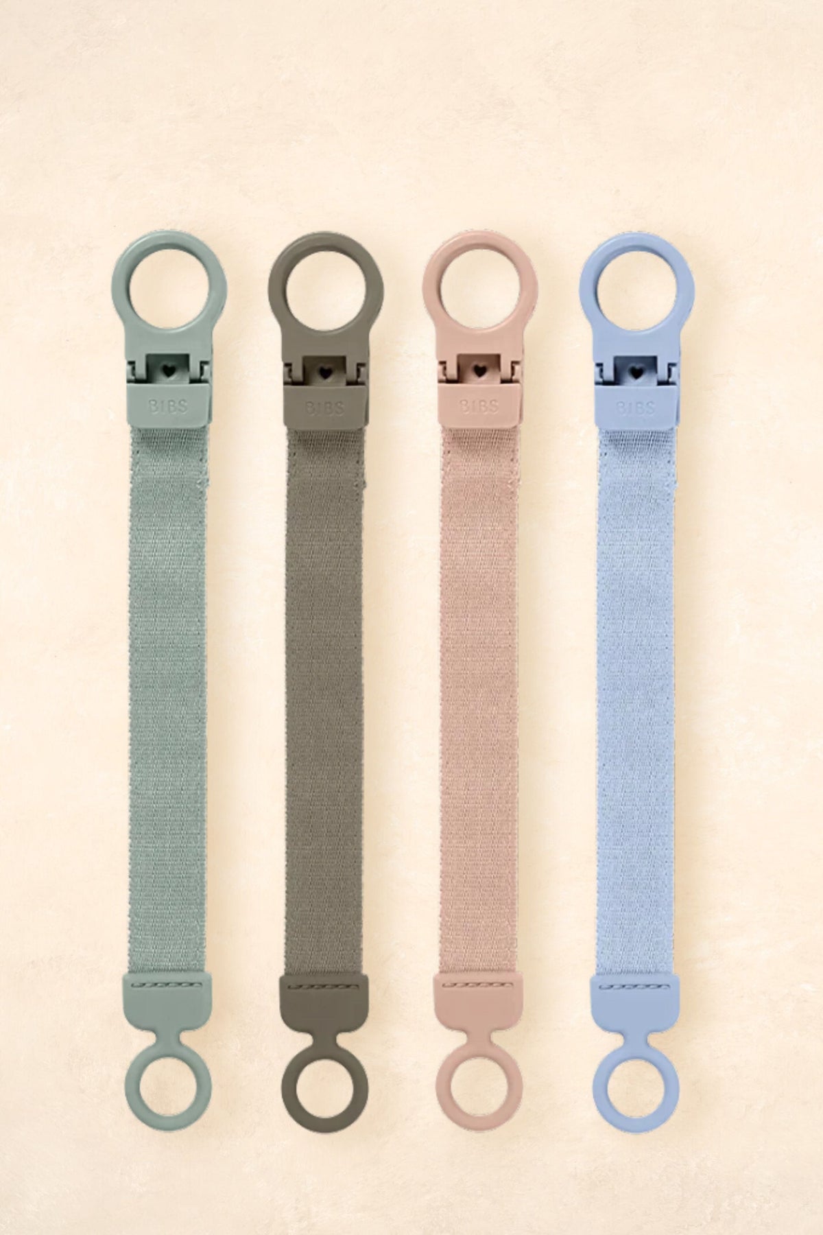 Pacifier/Dummy Clip Loop Dummies + Teethers BIBS 