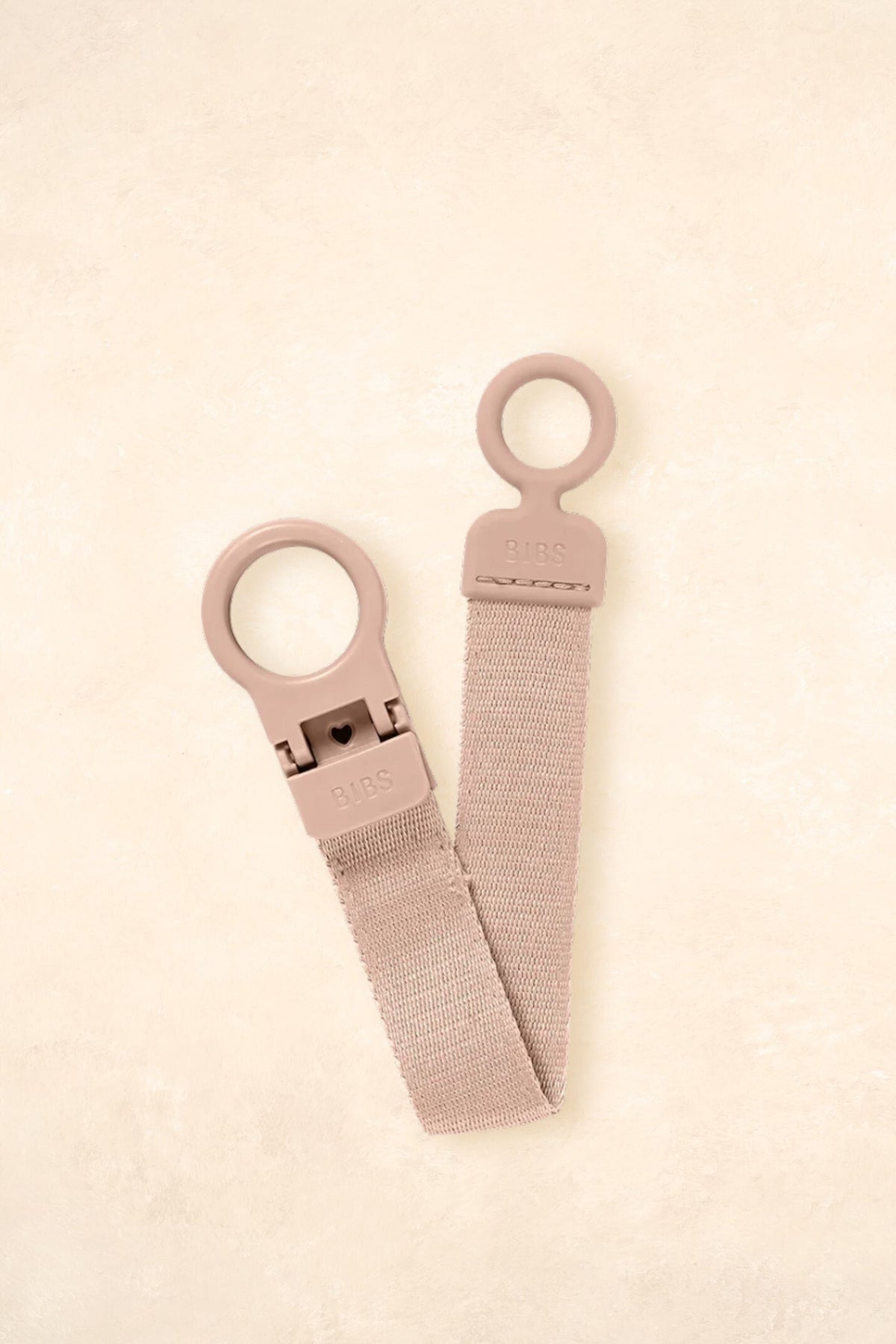 Pacifier/Dummy Clip Loop Dummies + Teethers BIBS Blush 