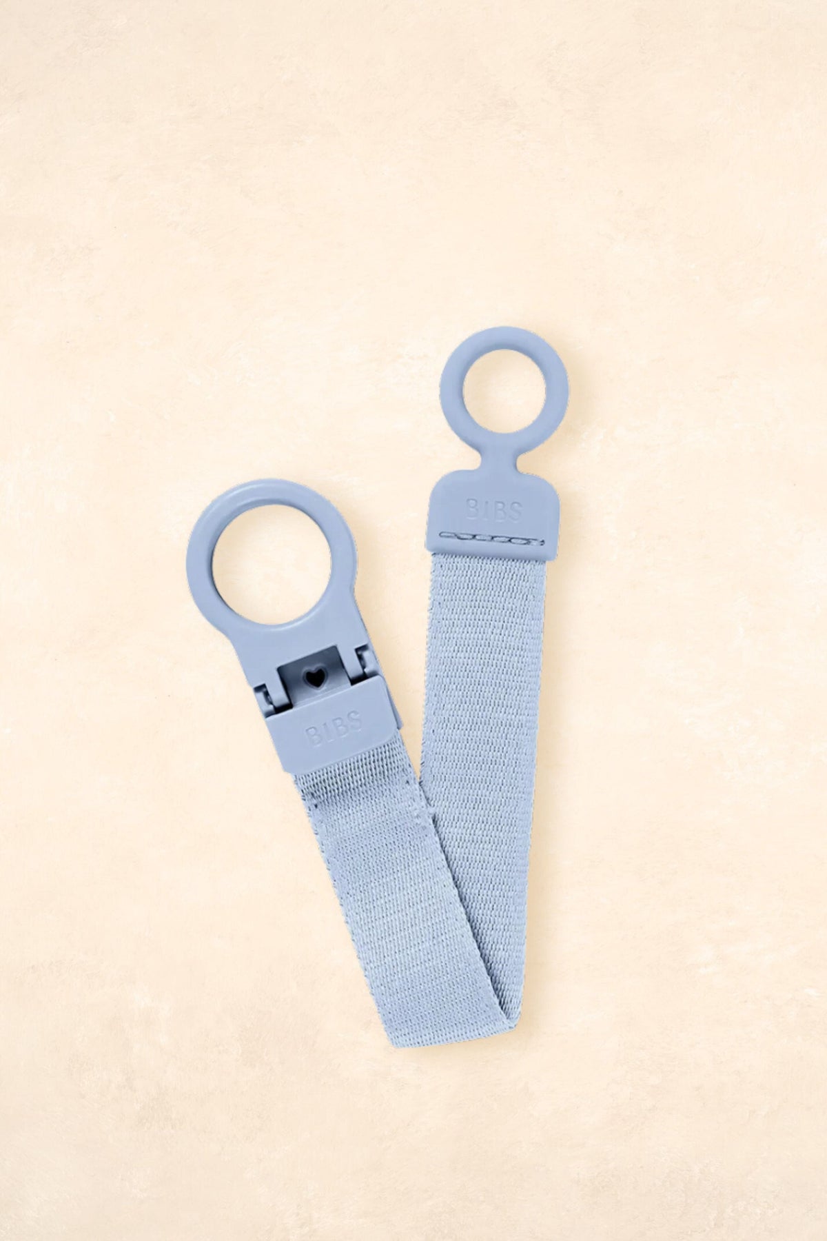 Pacifier/Dummy Clip Loop Dummies + Teethers BIBS Dusty Blue 