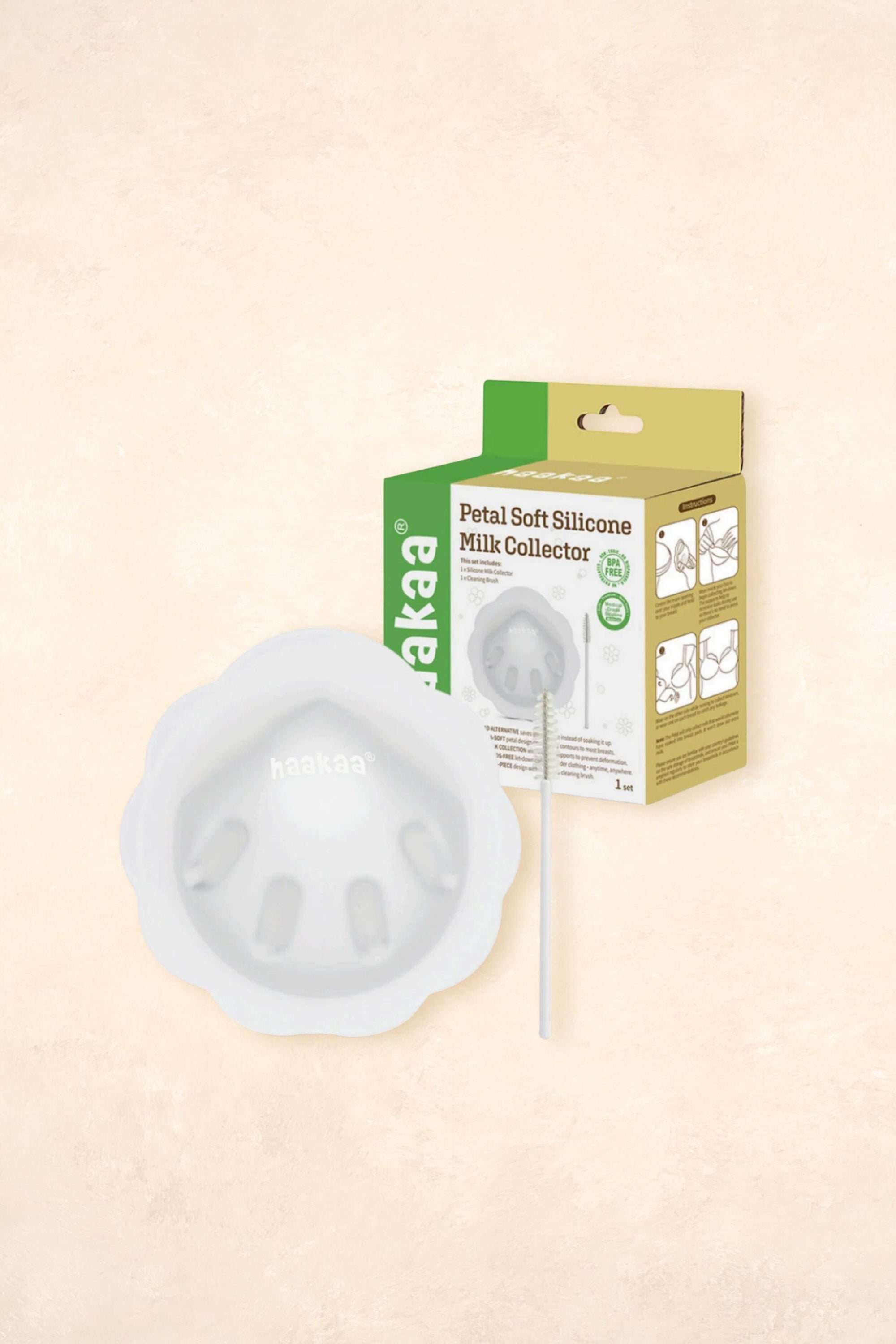 Petal Soft Silicone Milk Collector - 30ml Bottle Feeding Haaka 