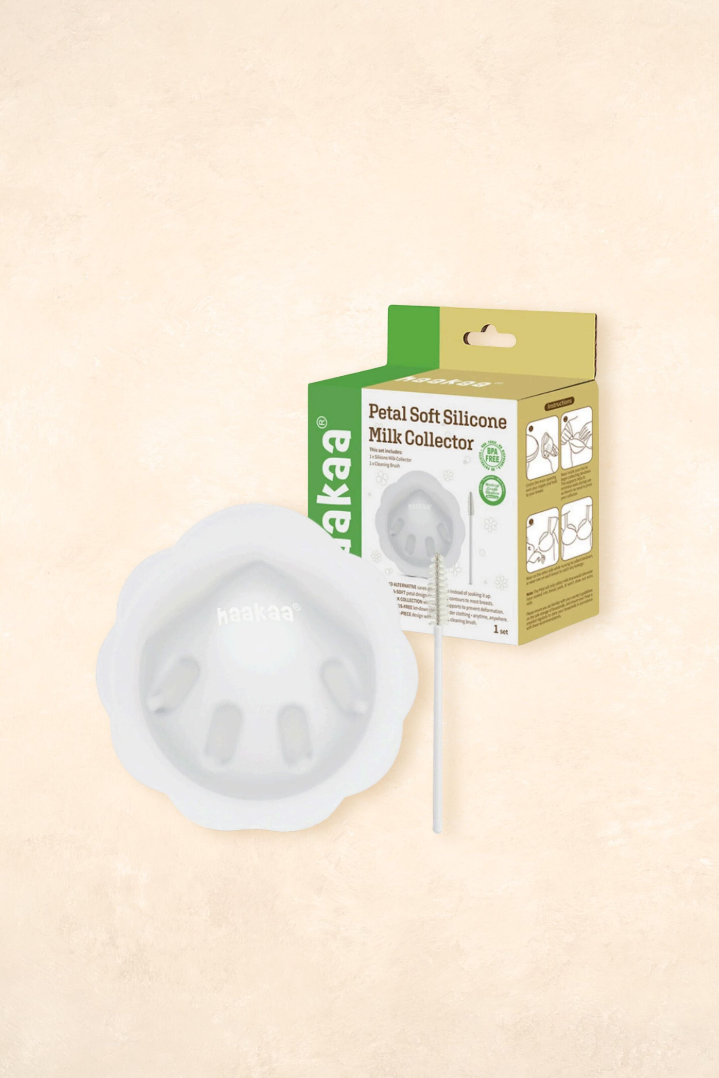 Petal Soft Silicone Milk Collector - 30ml Bottle Feeding Haaka 