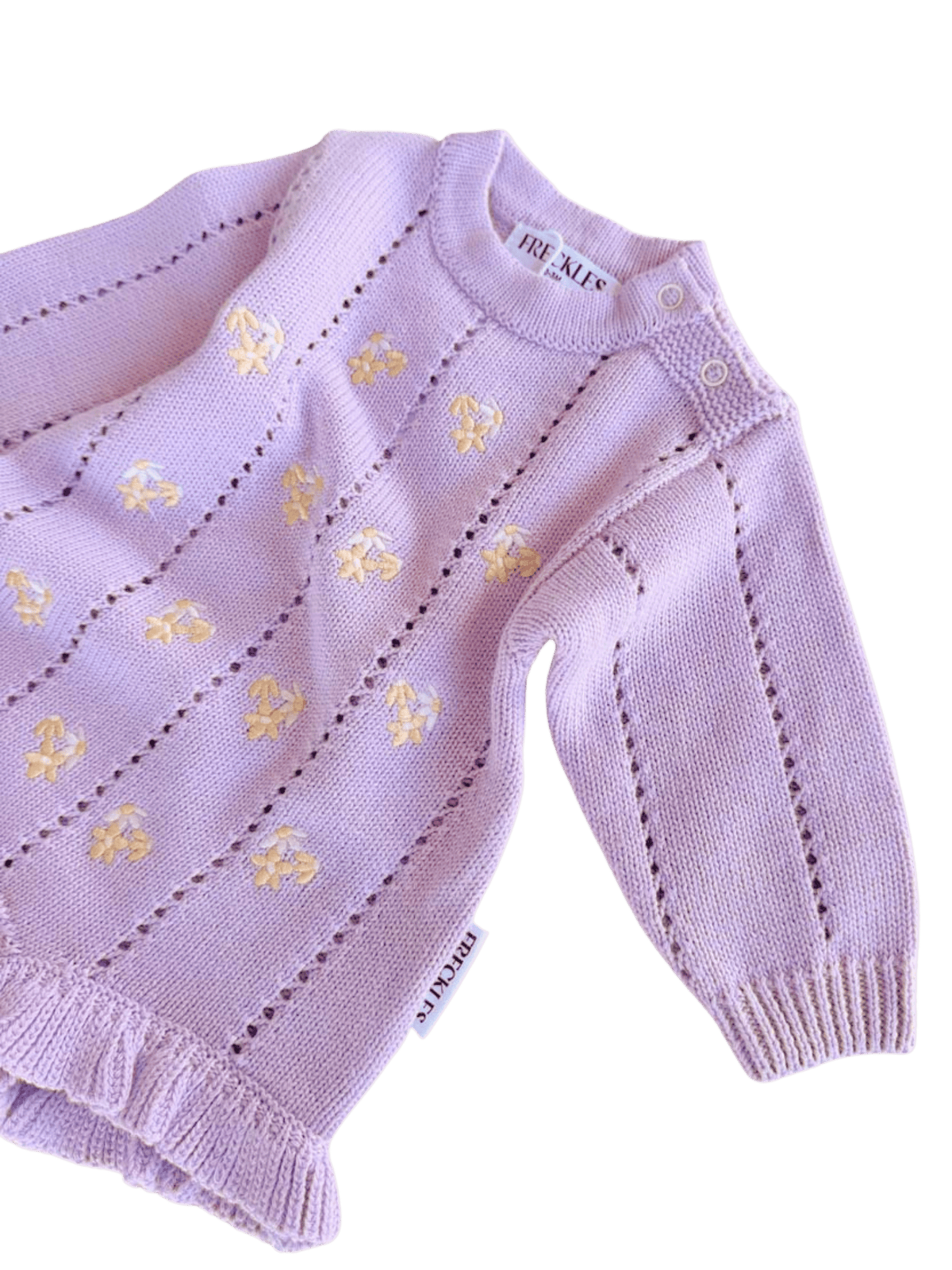 Pointelle Romper - Aster Clothing FRECKLES the label 