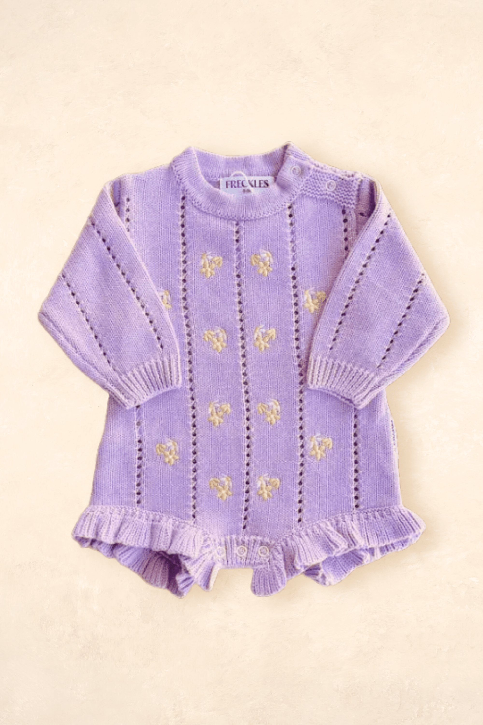 Pointelle Romper - Aster Clothing FRECKLES the label 