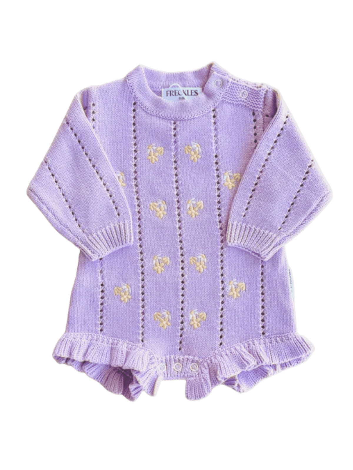 Pointelle Romper - Aster Clothing FRECKLES the label 