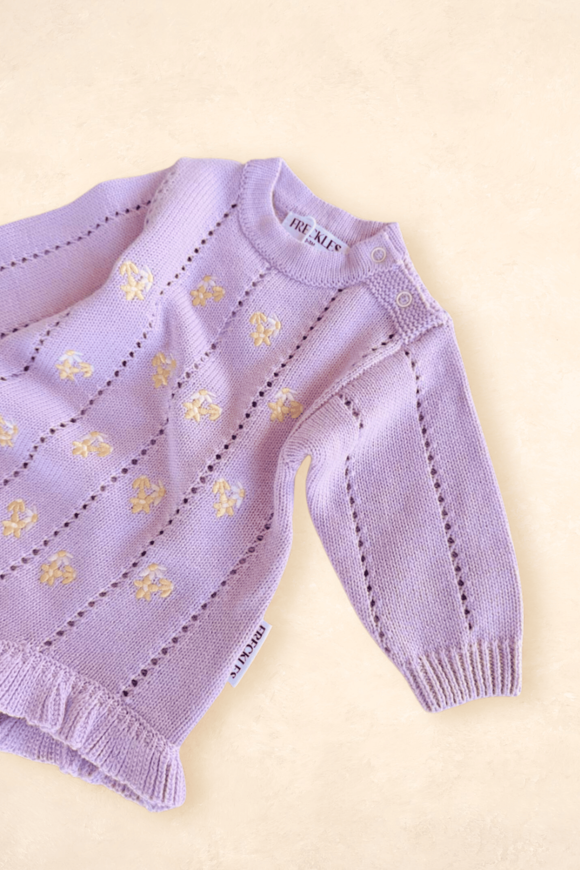 Pointelle Romper - Aster Clothing FRECKLES the label 