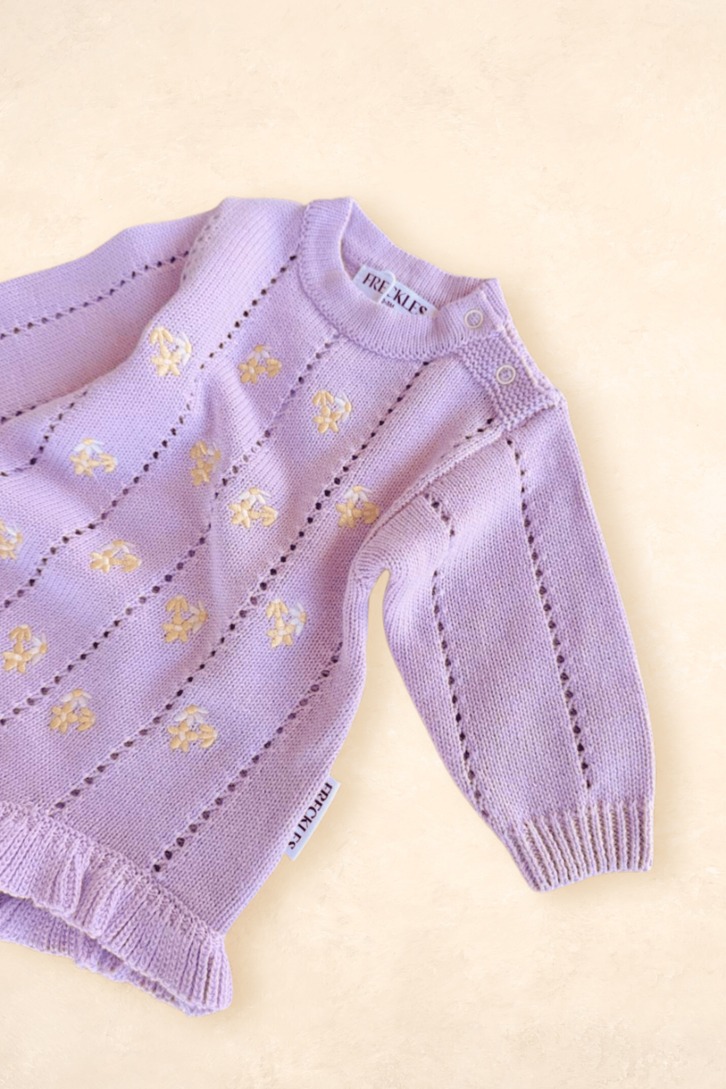 Pointelle Romper - Aster Clothing FRECKLES the label 