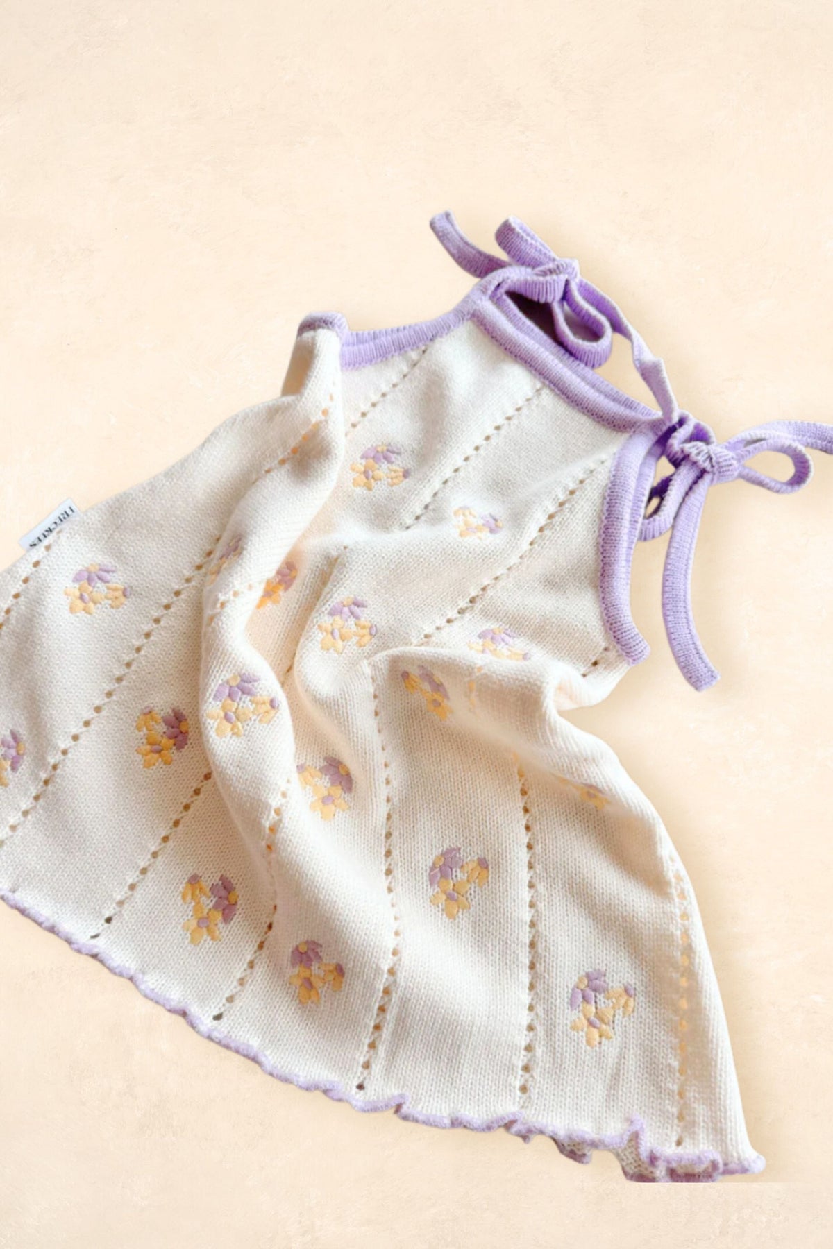 Pointelle Tie Dress - Aster Clothing FRECKLES the label 