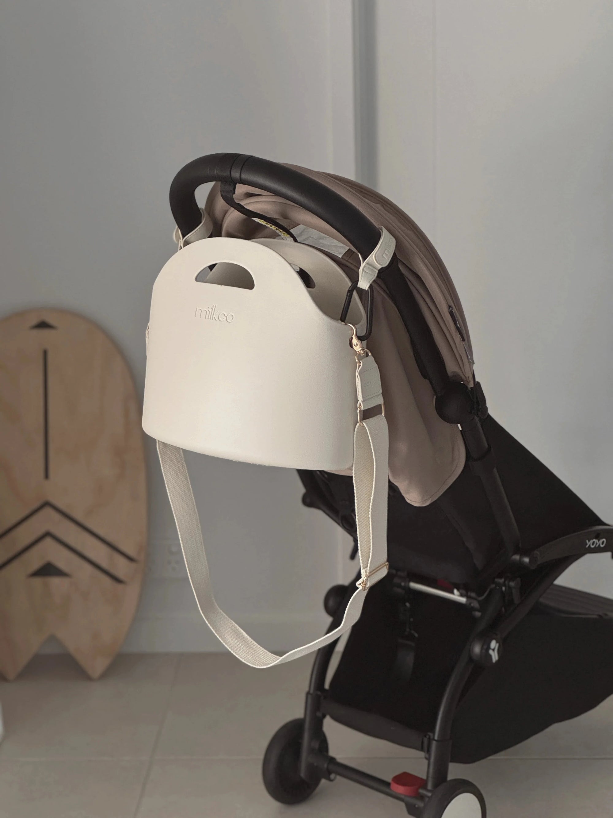 Pram Travel Hooks Nappies + Nappy Bags Milk Co 