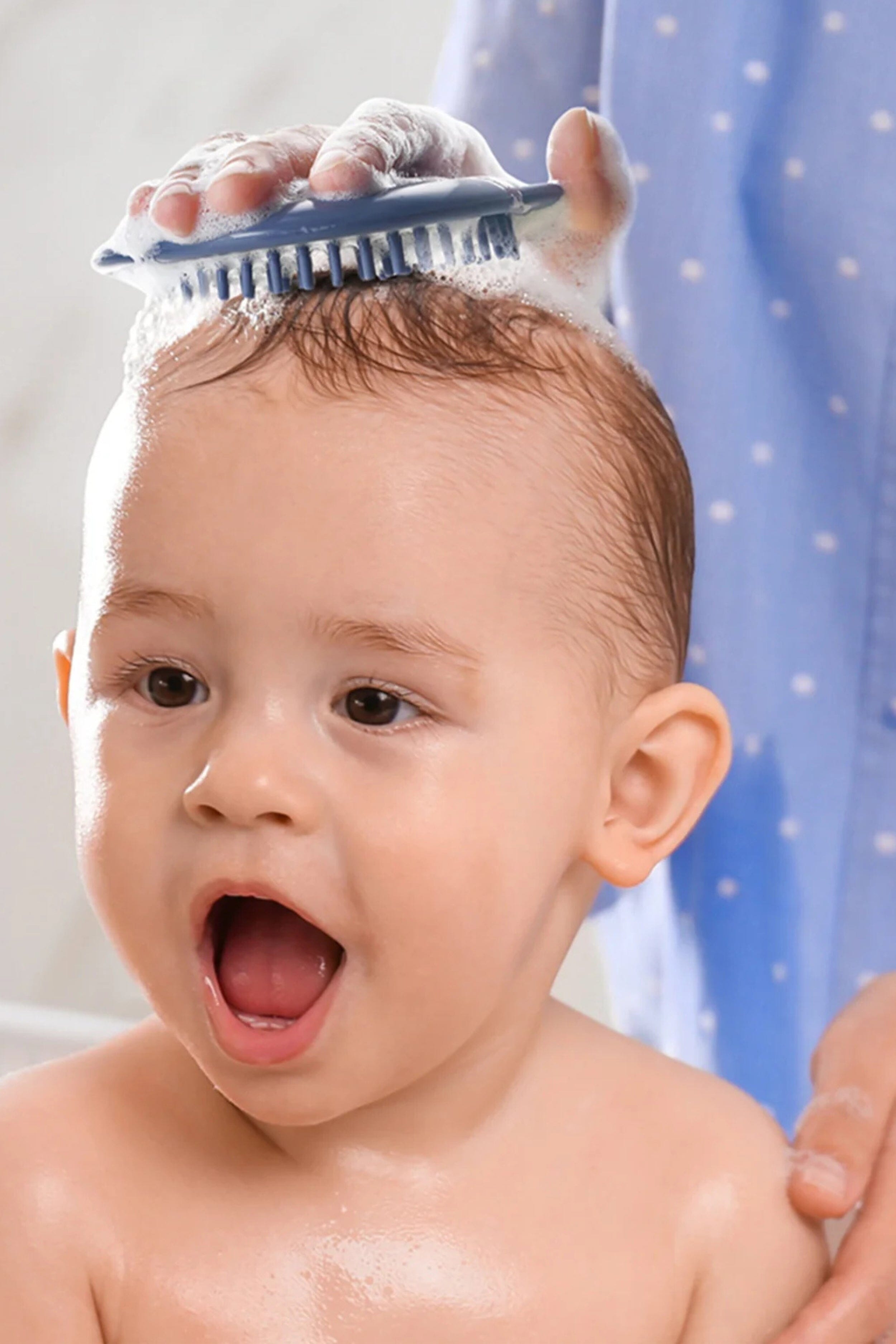 Rainbow Silicone Shampoo Brush Bath Time Accessories Haaka 