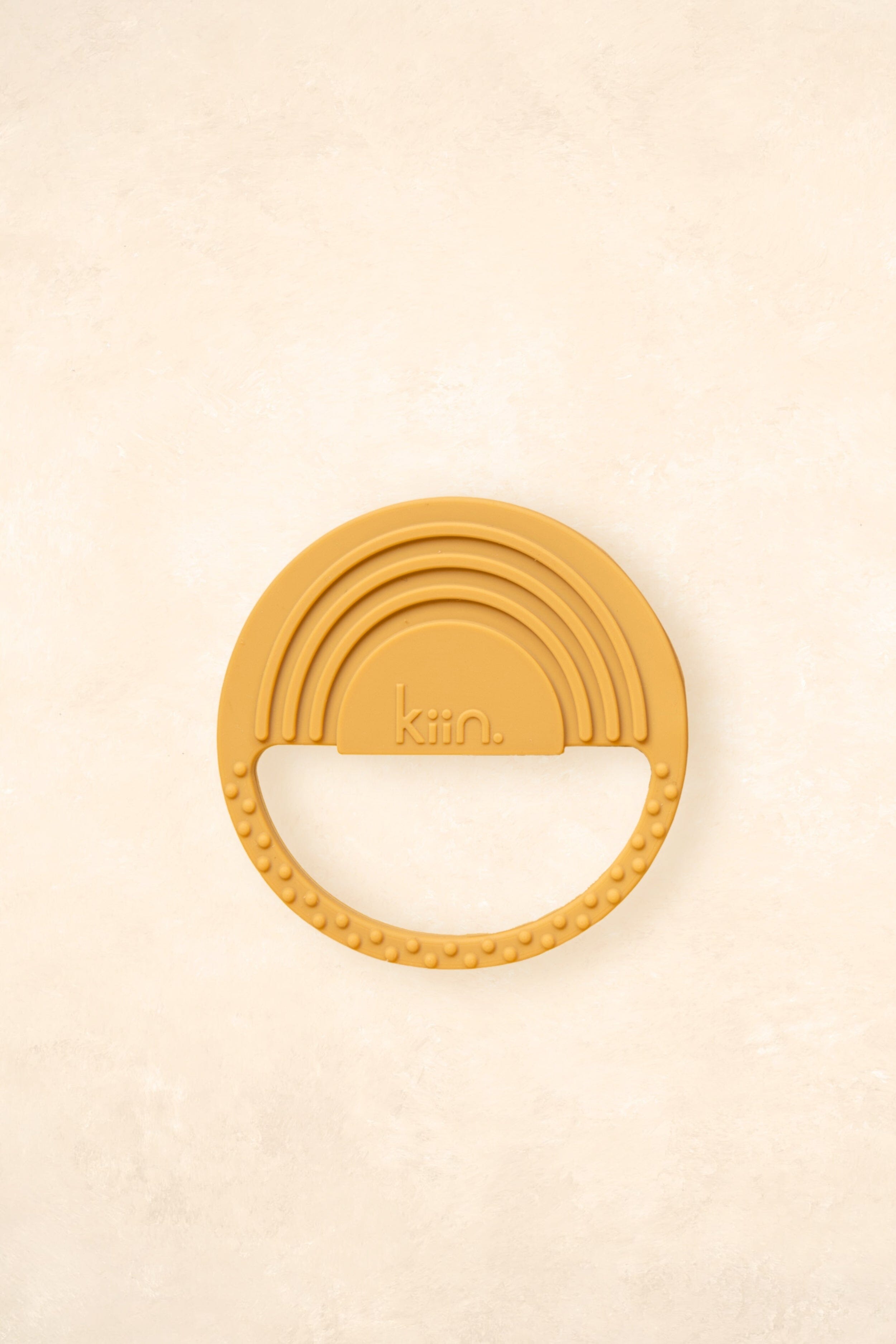 Rainbow Silicone Teether Dummies + Teethers Kiin ® Tan 