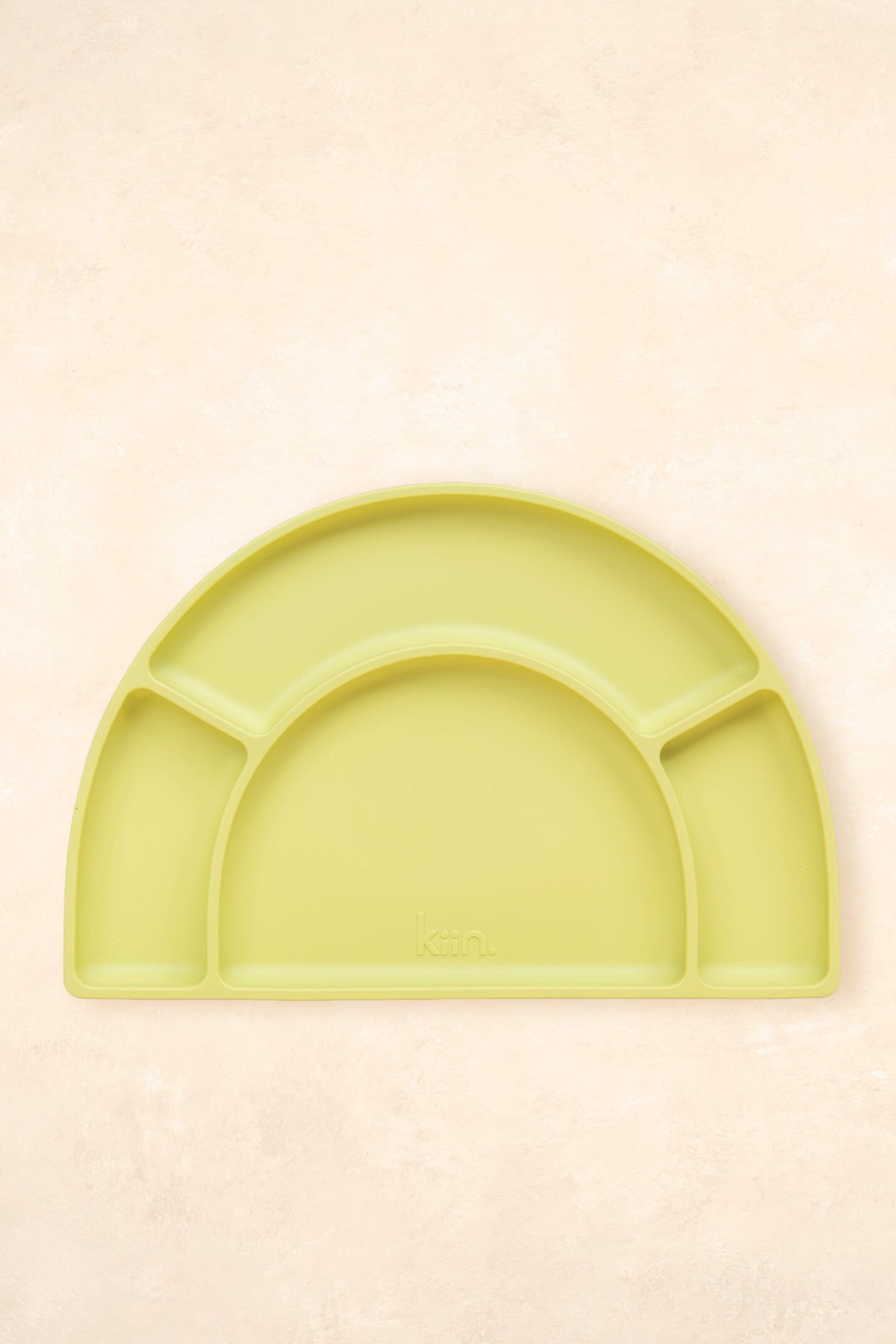 Silicone Divided Plate Bibs + Tableware Kiin ® Apple 