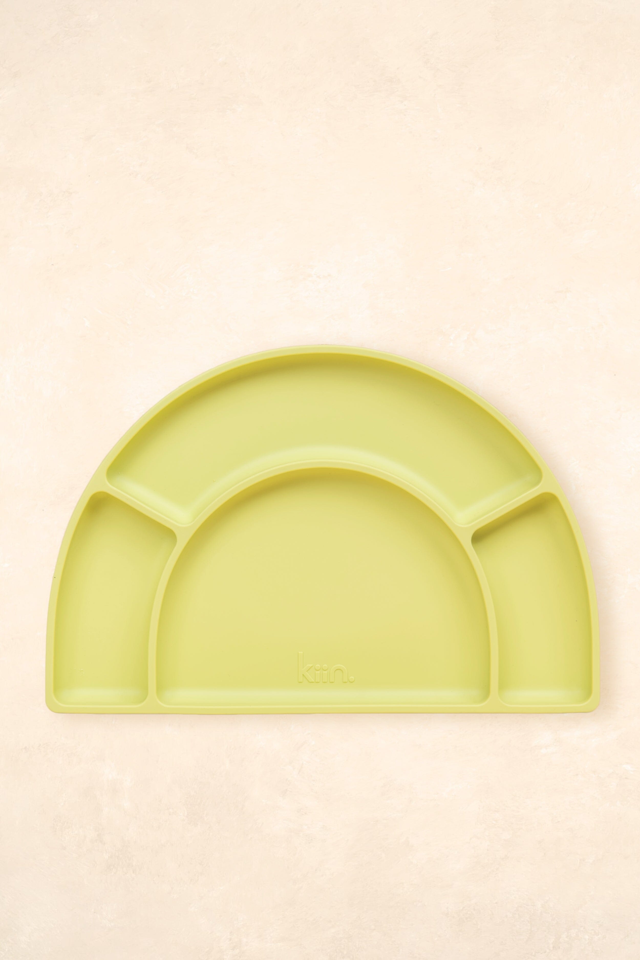 Silicone Divided Plate Bibs + Tableware Kiin ® Apple 