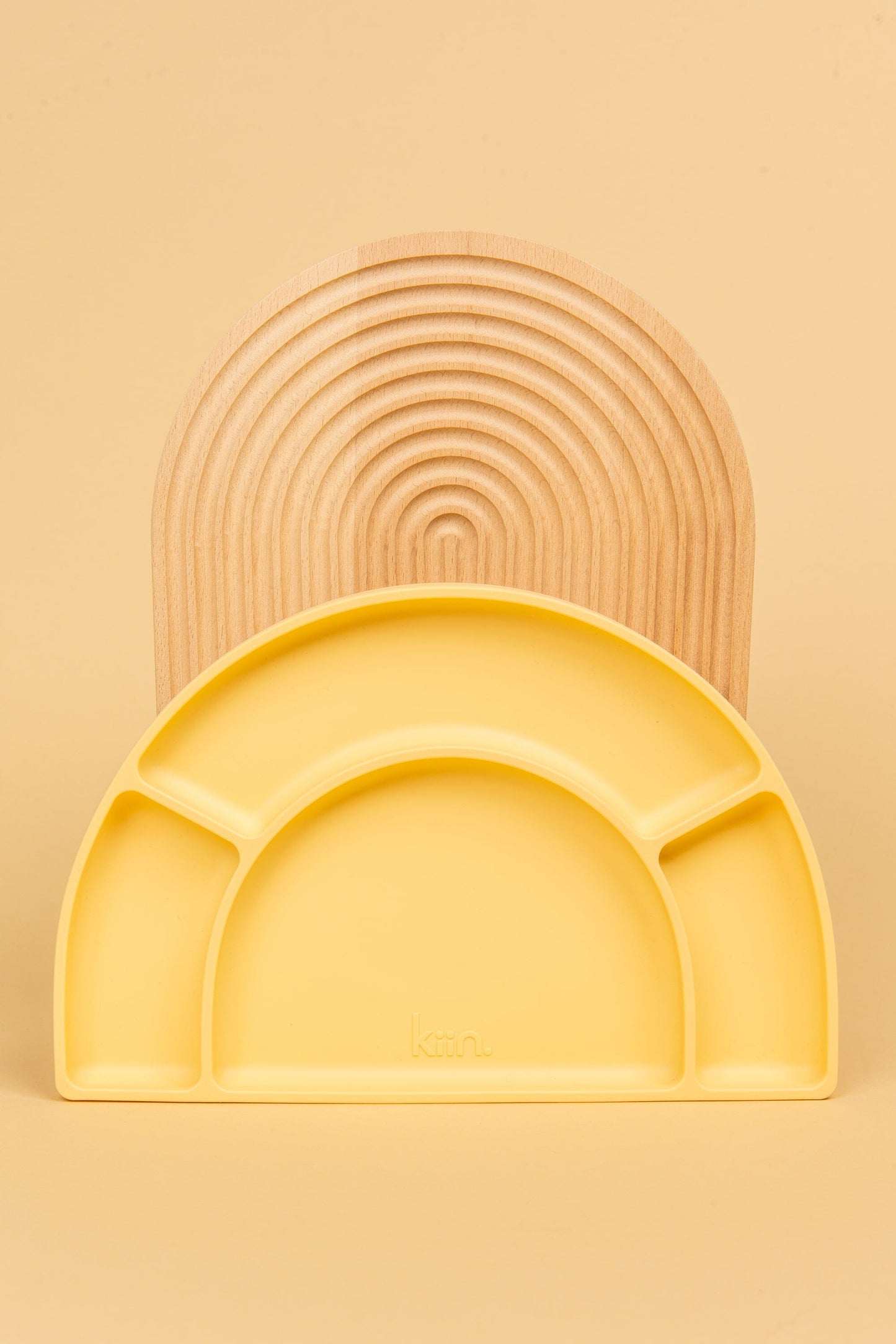 Silicone Divided Plate Bibs + Tableware Kiin ® Buttercup 