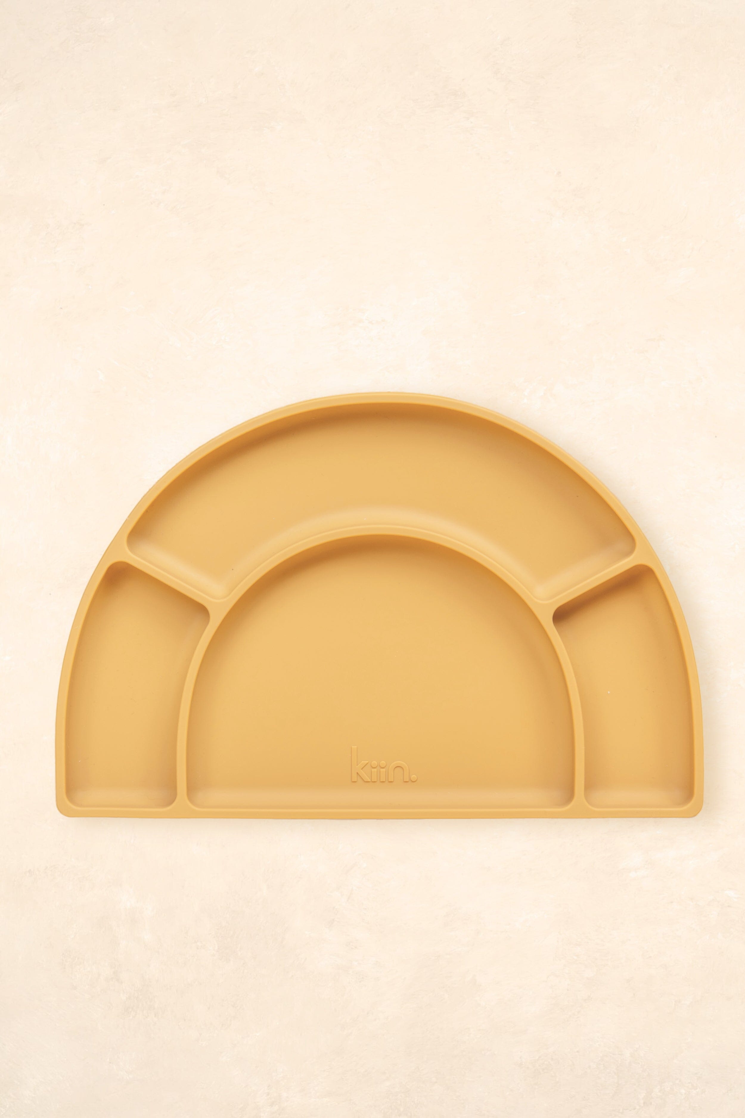 Silicone Divided Plate Bibs + Tableware Kiin ® Tan 
