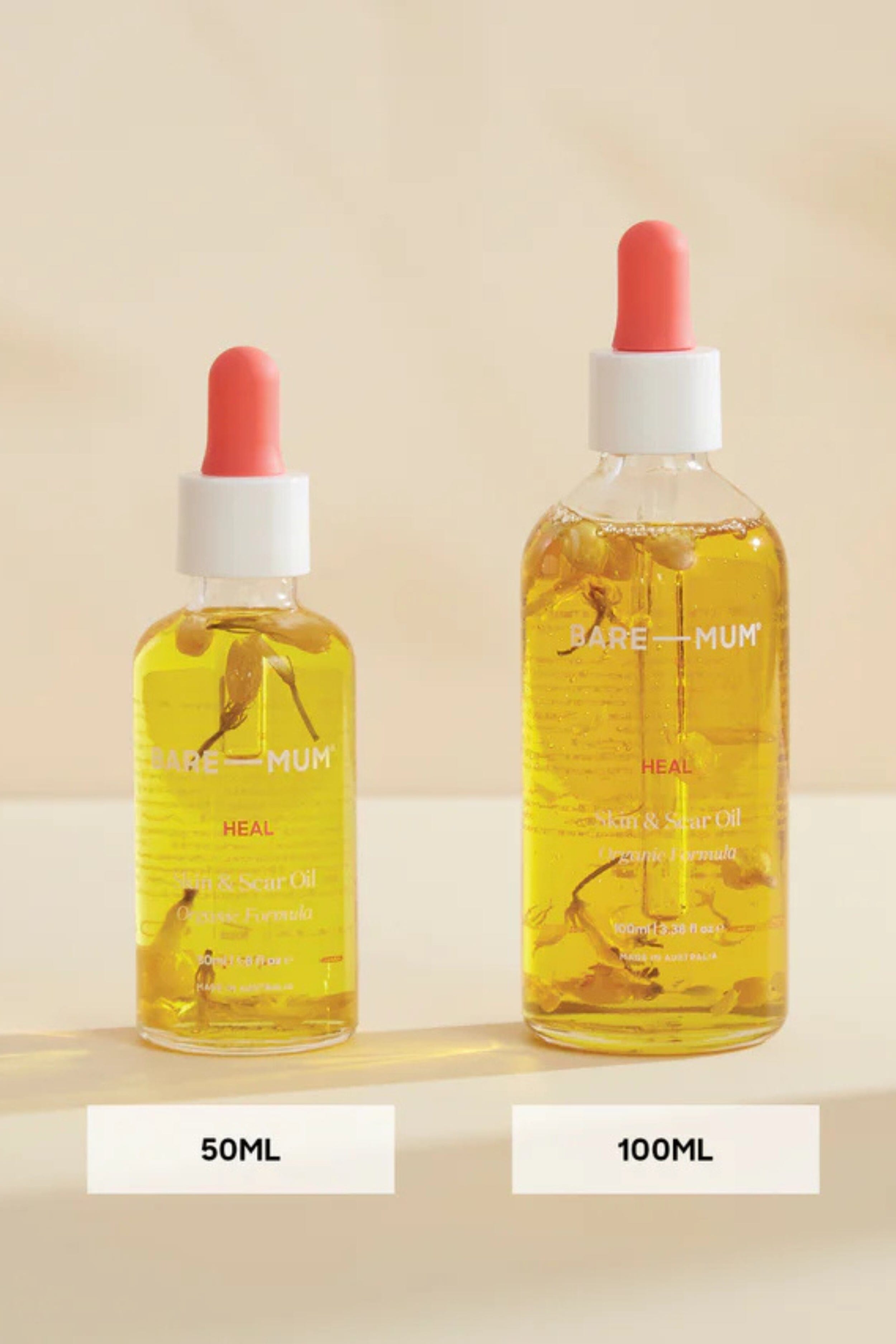 Skin & Scar Oil Postpartum Care Bare—Mum® 50ml 