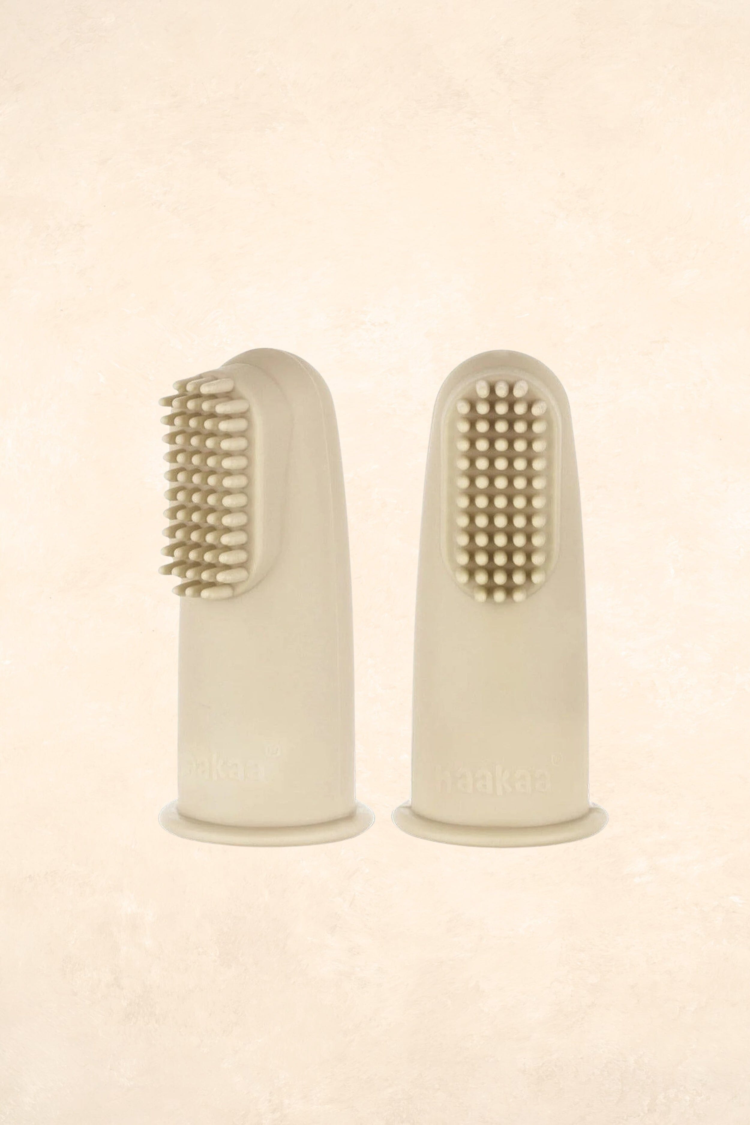 Textured Silicone Finger Toothbrush Bath Time Accessories Haaka 