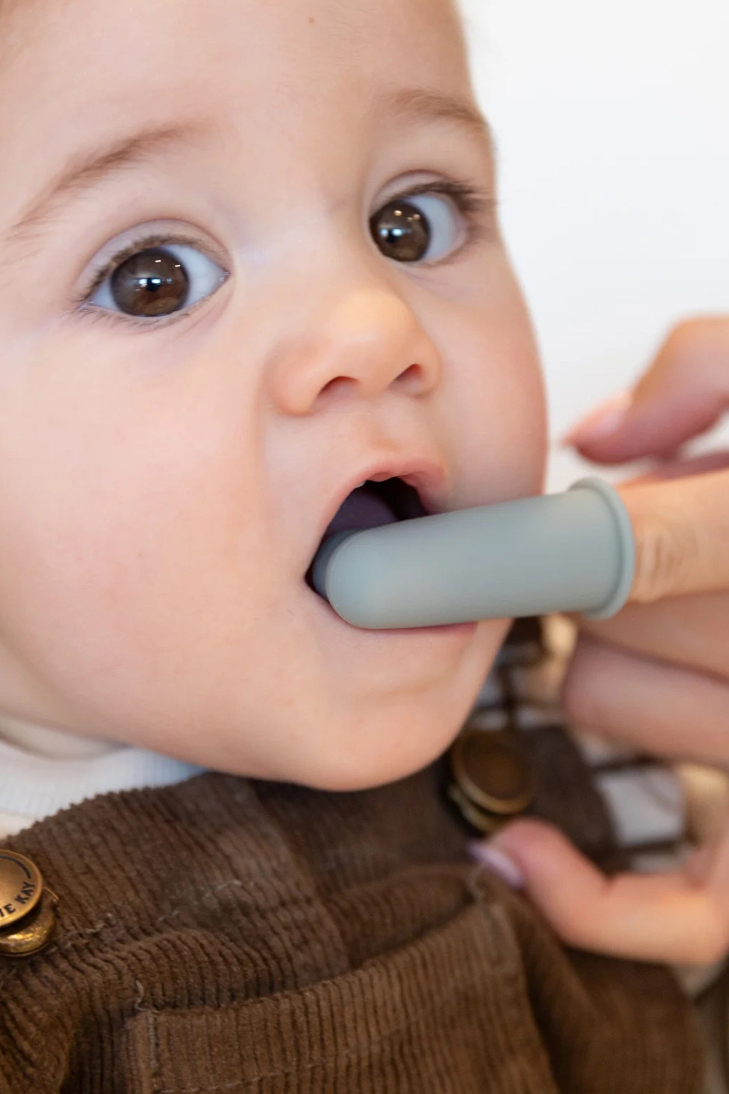 Textured Silicone Finger Toothbrush Bath Time Accessories Haaka 