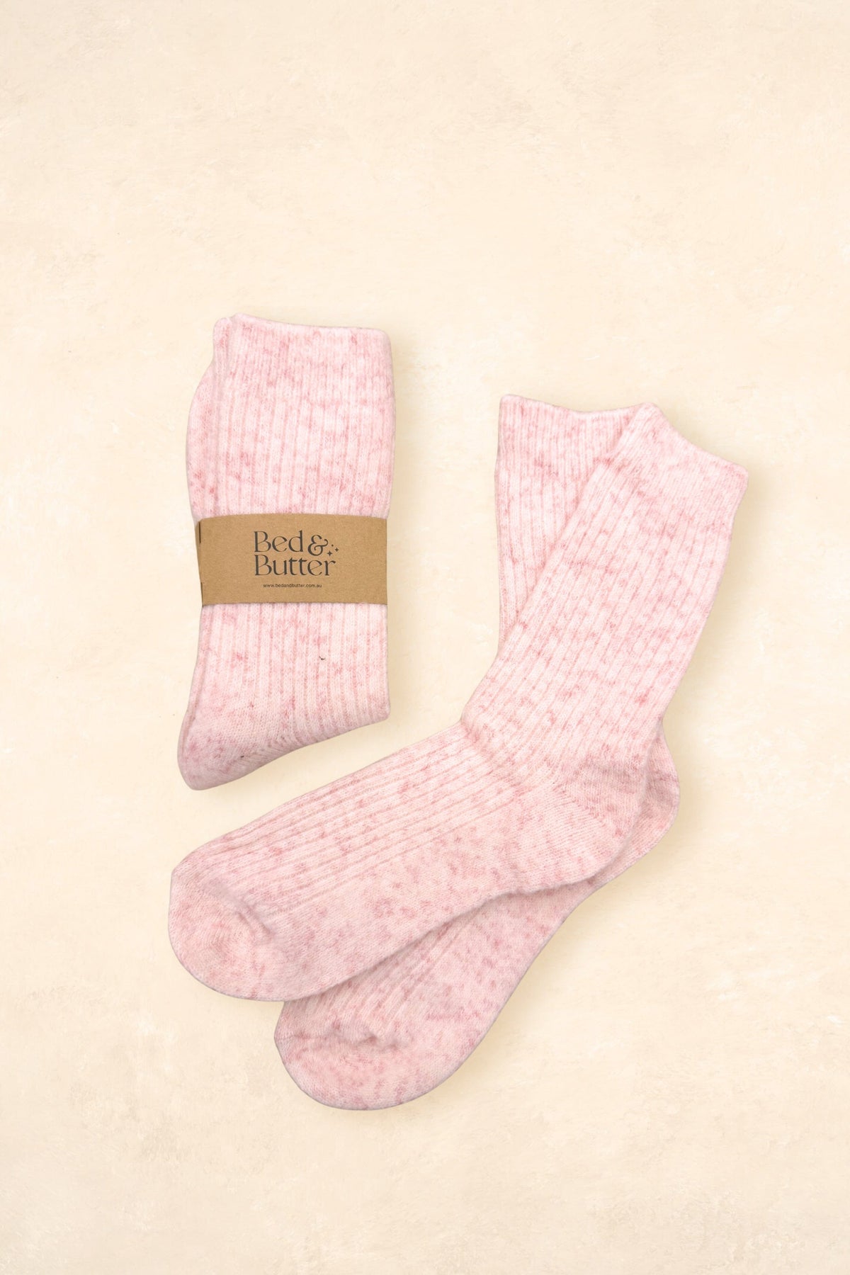 The Comfiest Socks (adults) Clothing Bed & Butter S/M Blush Pink 