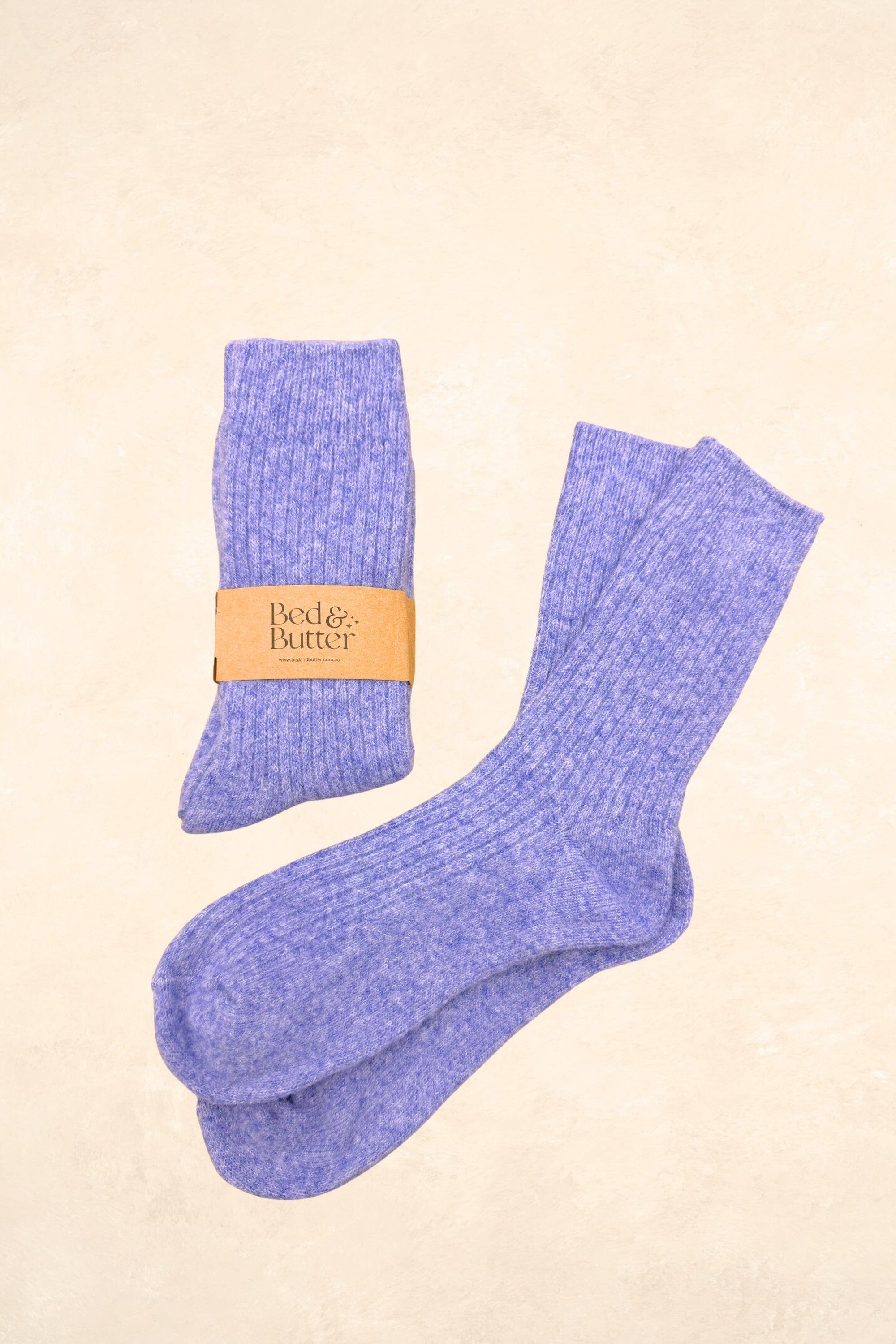 The Comfiest Socks (adults) Clothing Bed & Butter S/M Lavender 