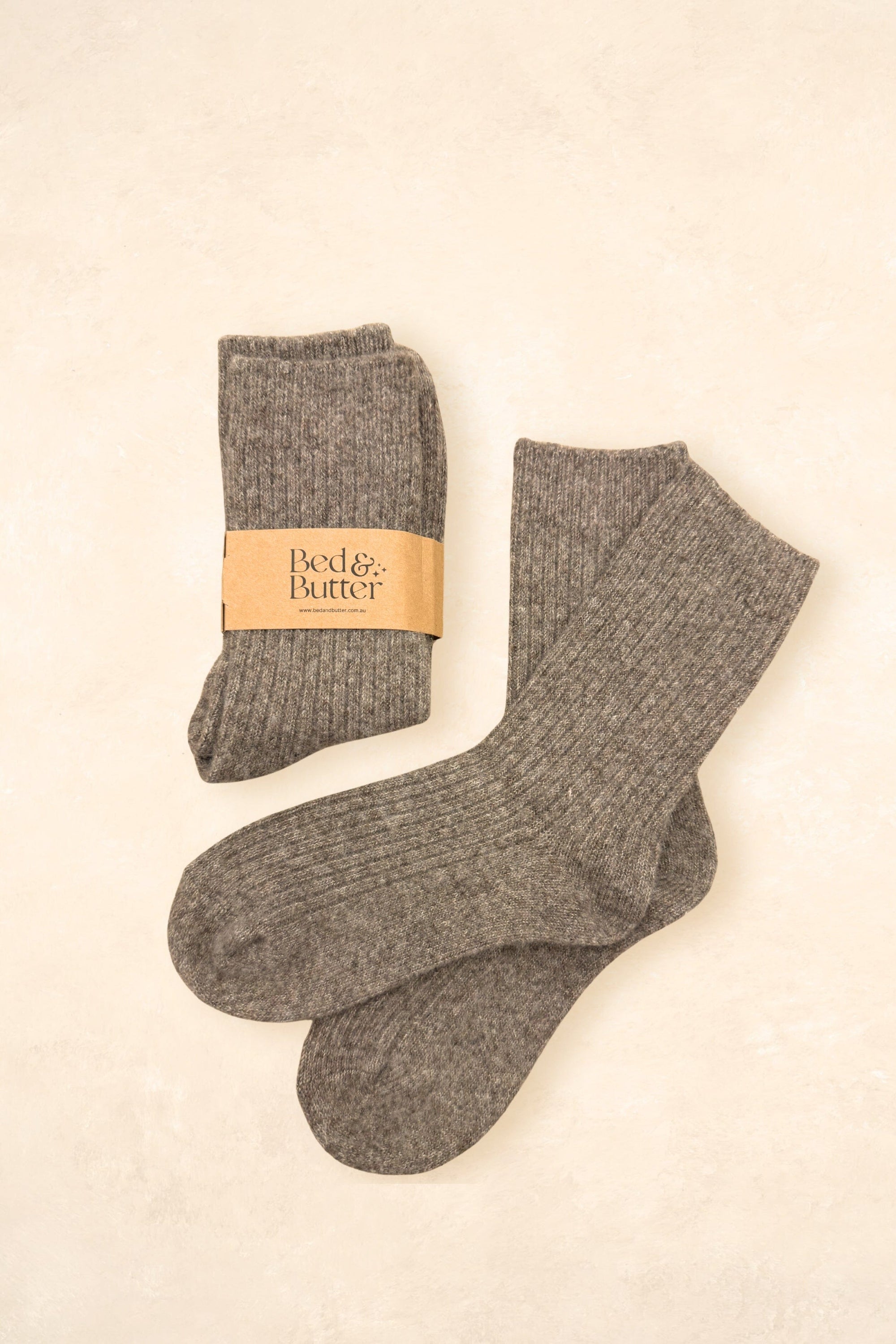 The Comfiest Socks (adults) Clothing Bed & Butter S/M Light Choccy 