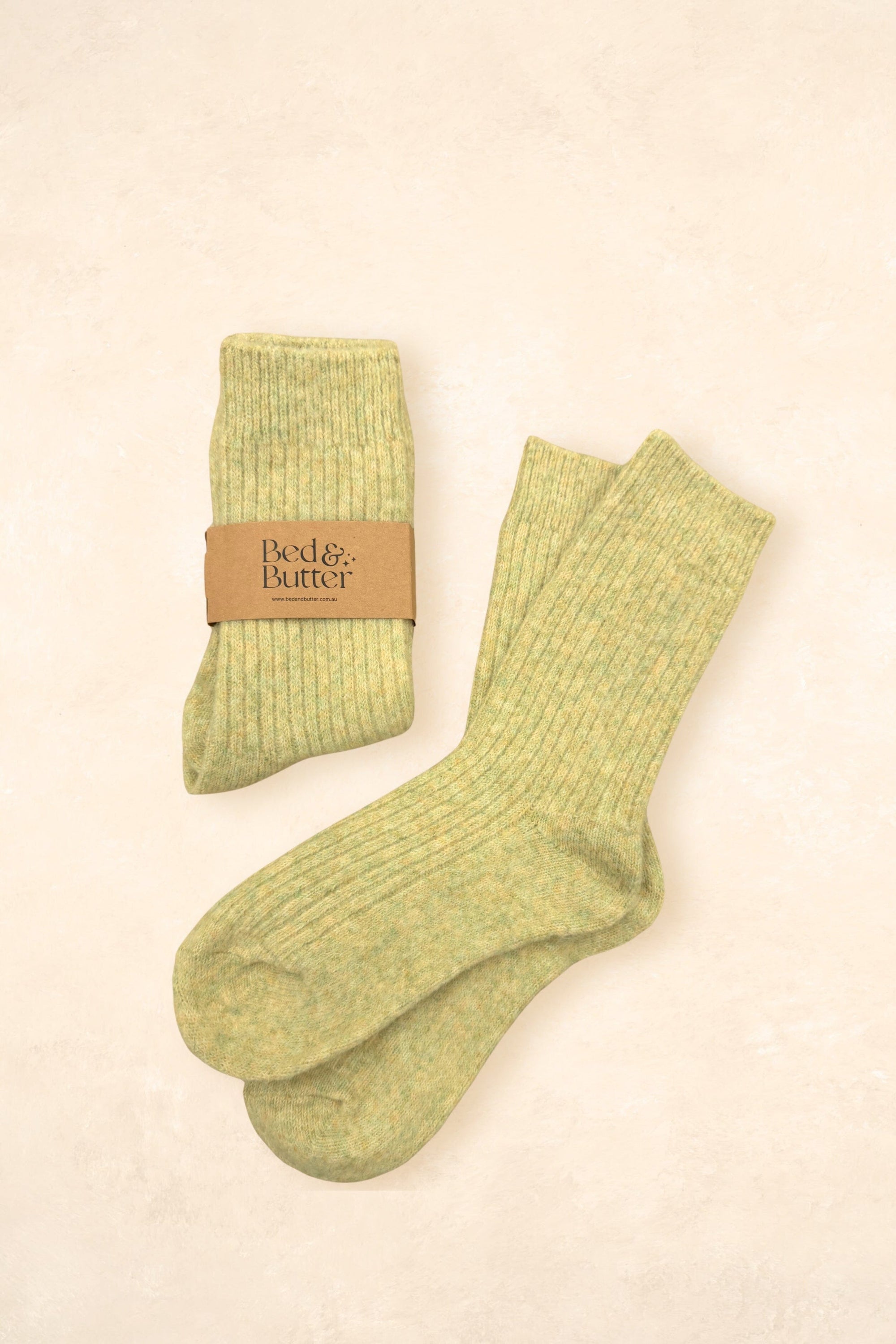 The Comfiest Socks (adults) Clothing Bed & Butter S/M Light Sage 