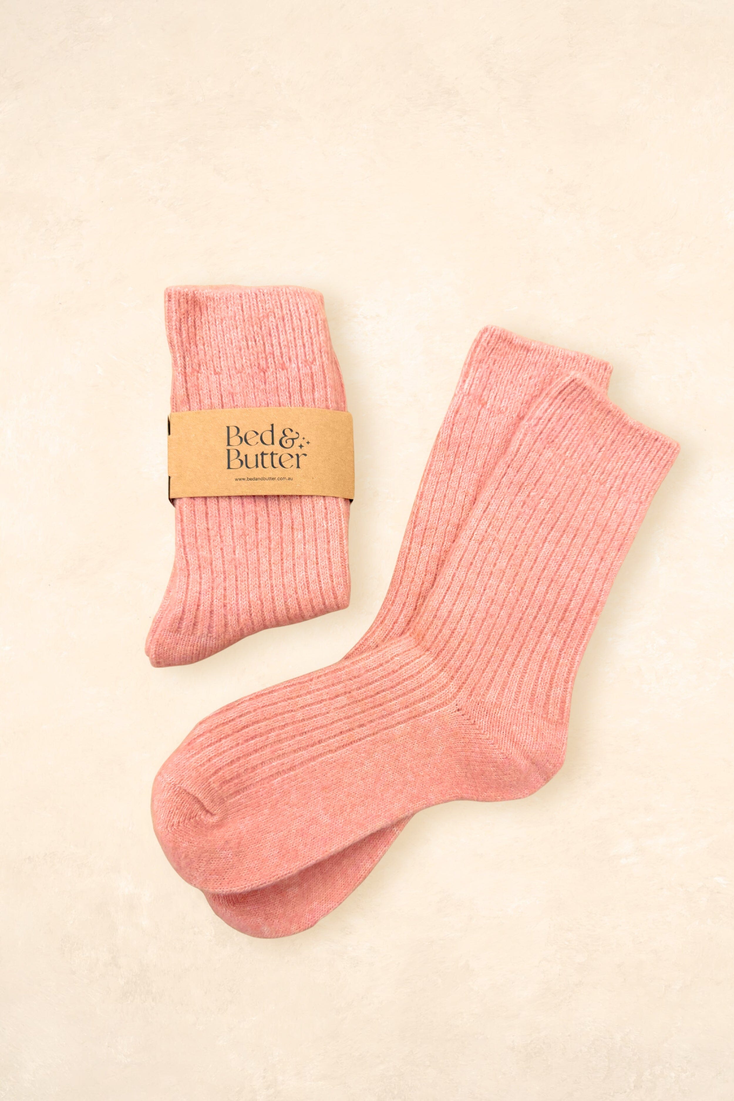 The Comfiest Socks (adults) Clothing Bed & Butter S/M Peach 