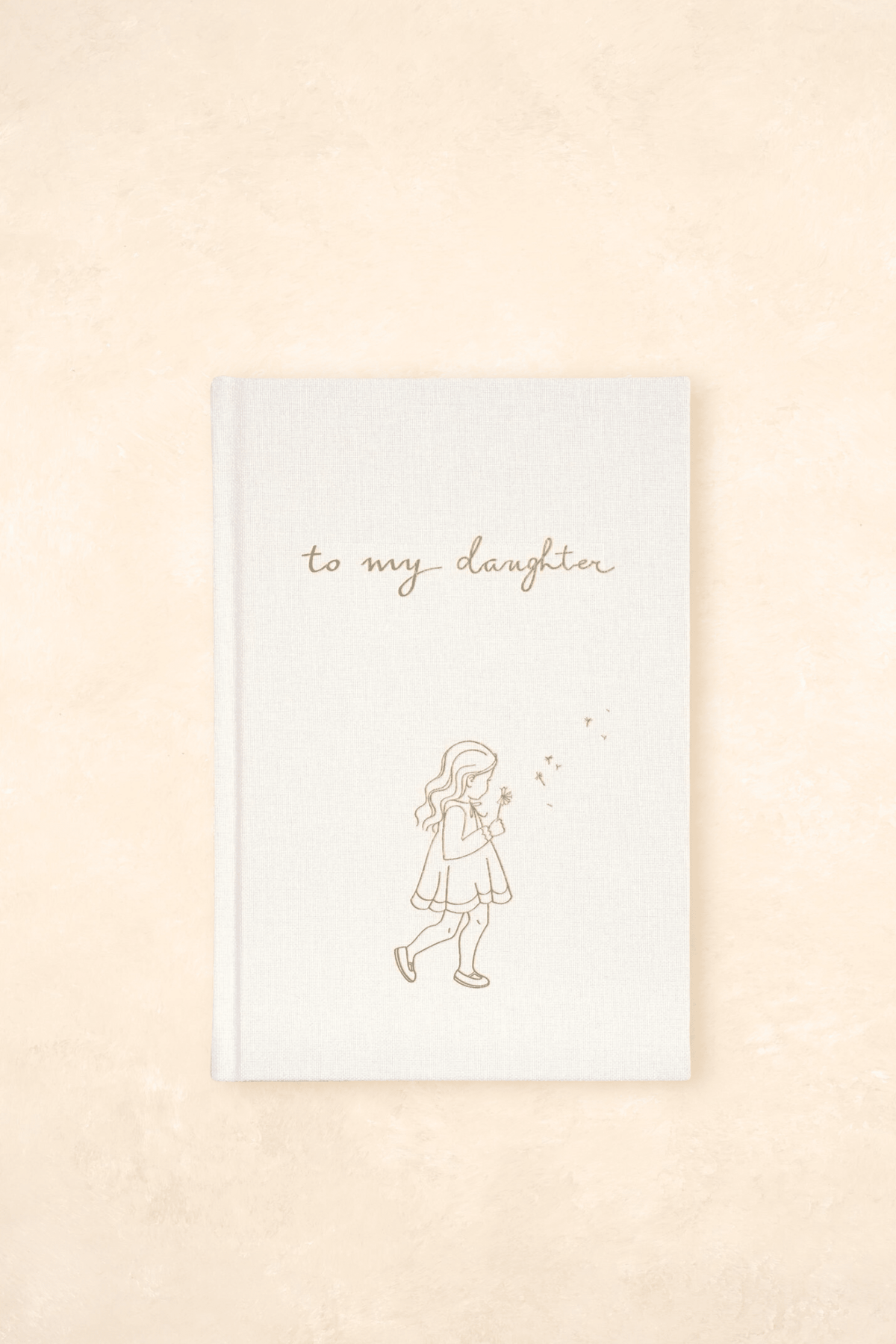 To My Daughter - Baby Journal Journals Forget Me Not Ivory 