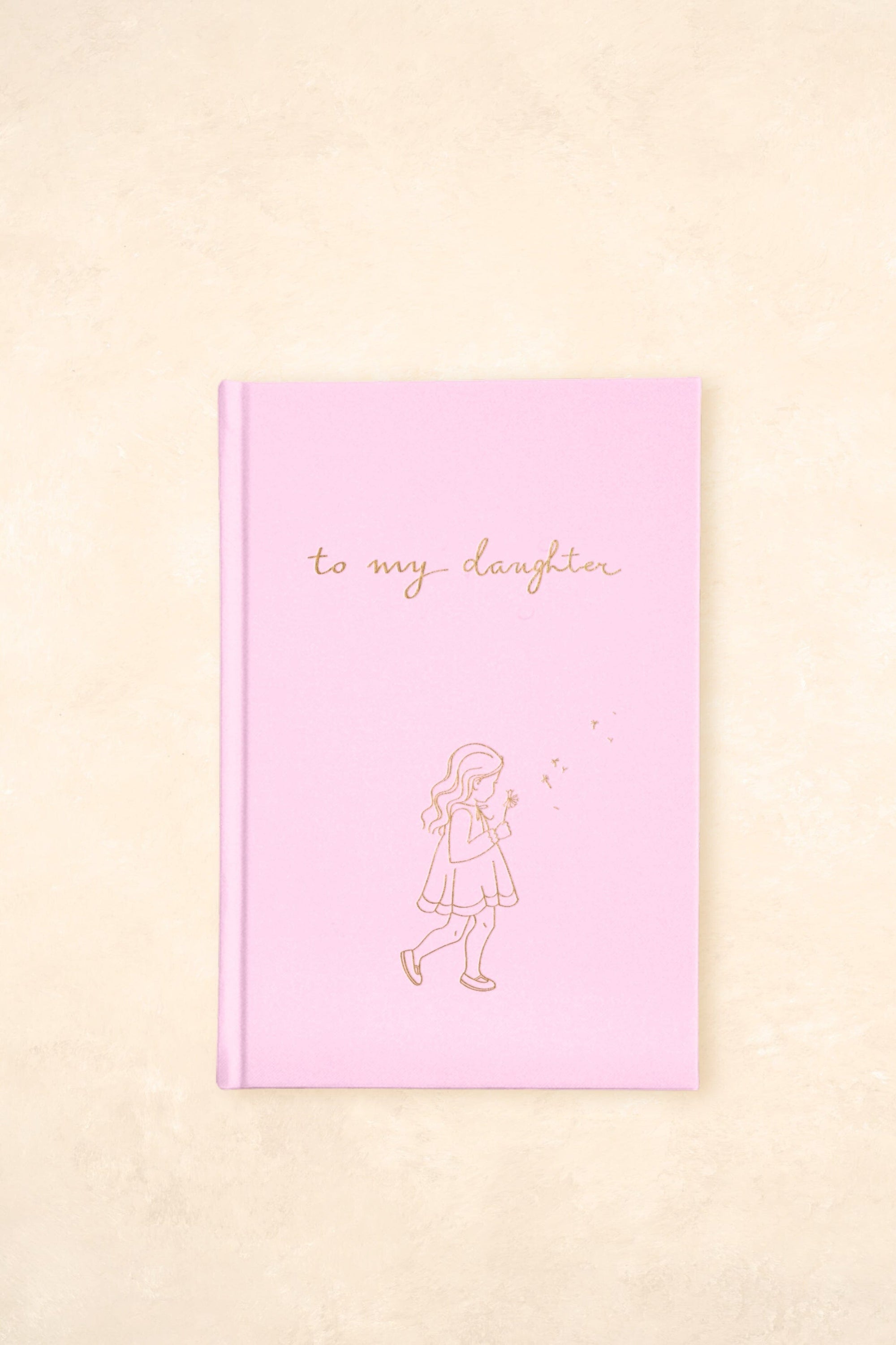 To My Daughter - Baby Journal Journals Forget Me Not Pink 