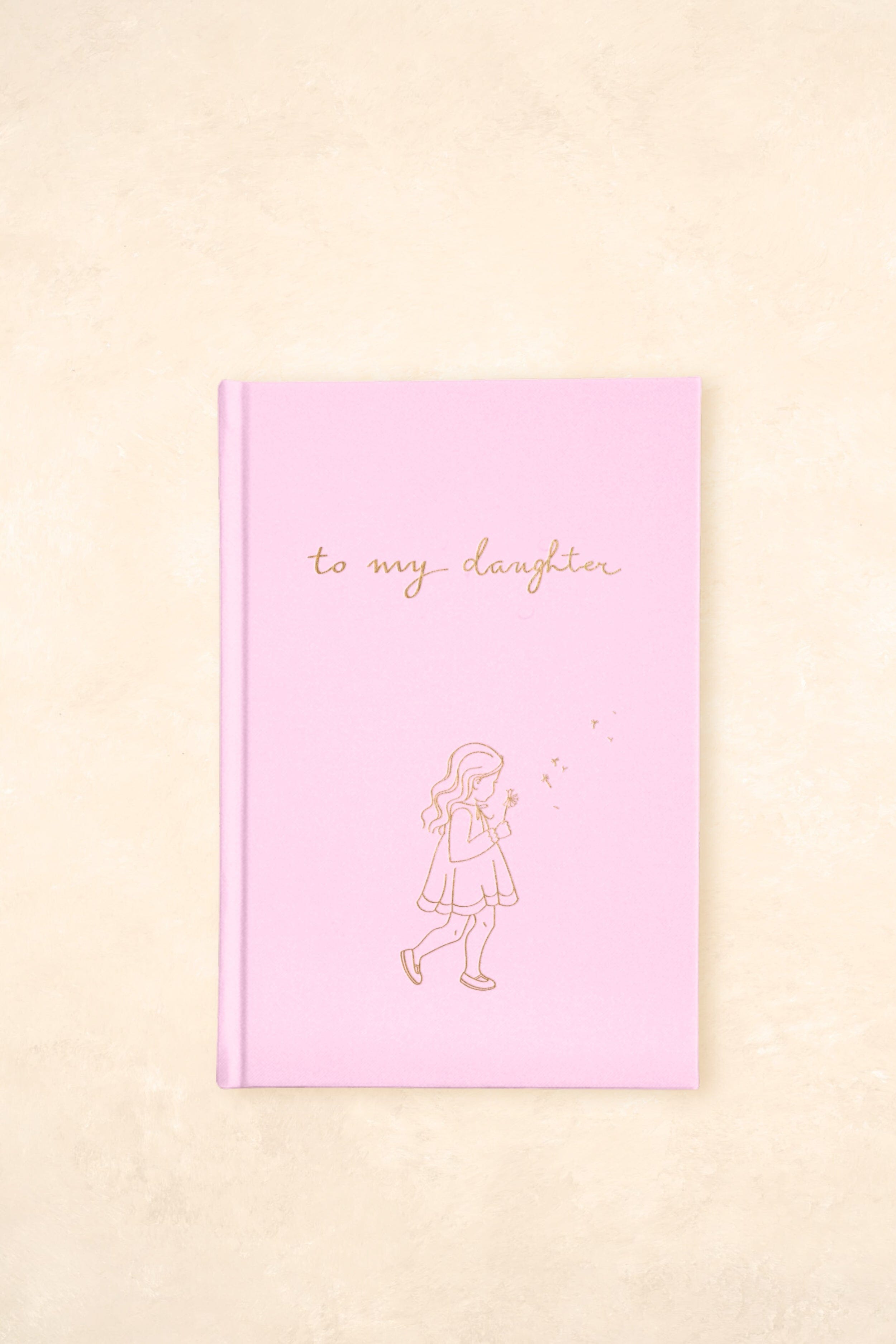 To My Daughter - Baby Journal Journals Forget Me Not Pink 