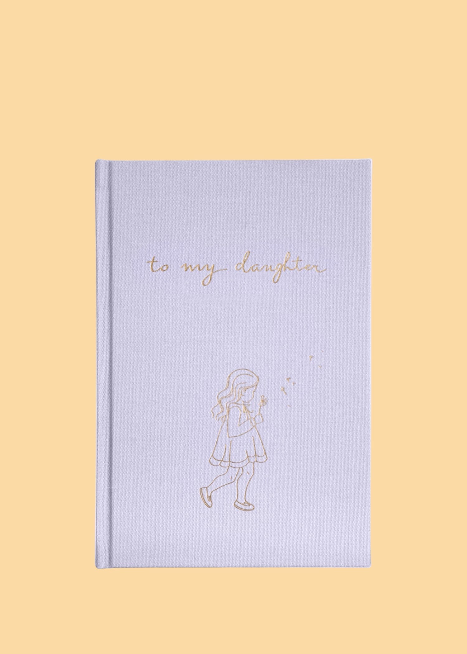 To My Daughter - Childhood Journal & Baby Book Journals Forget Me Not Lilac 