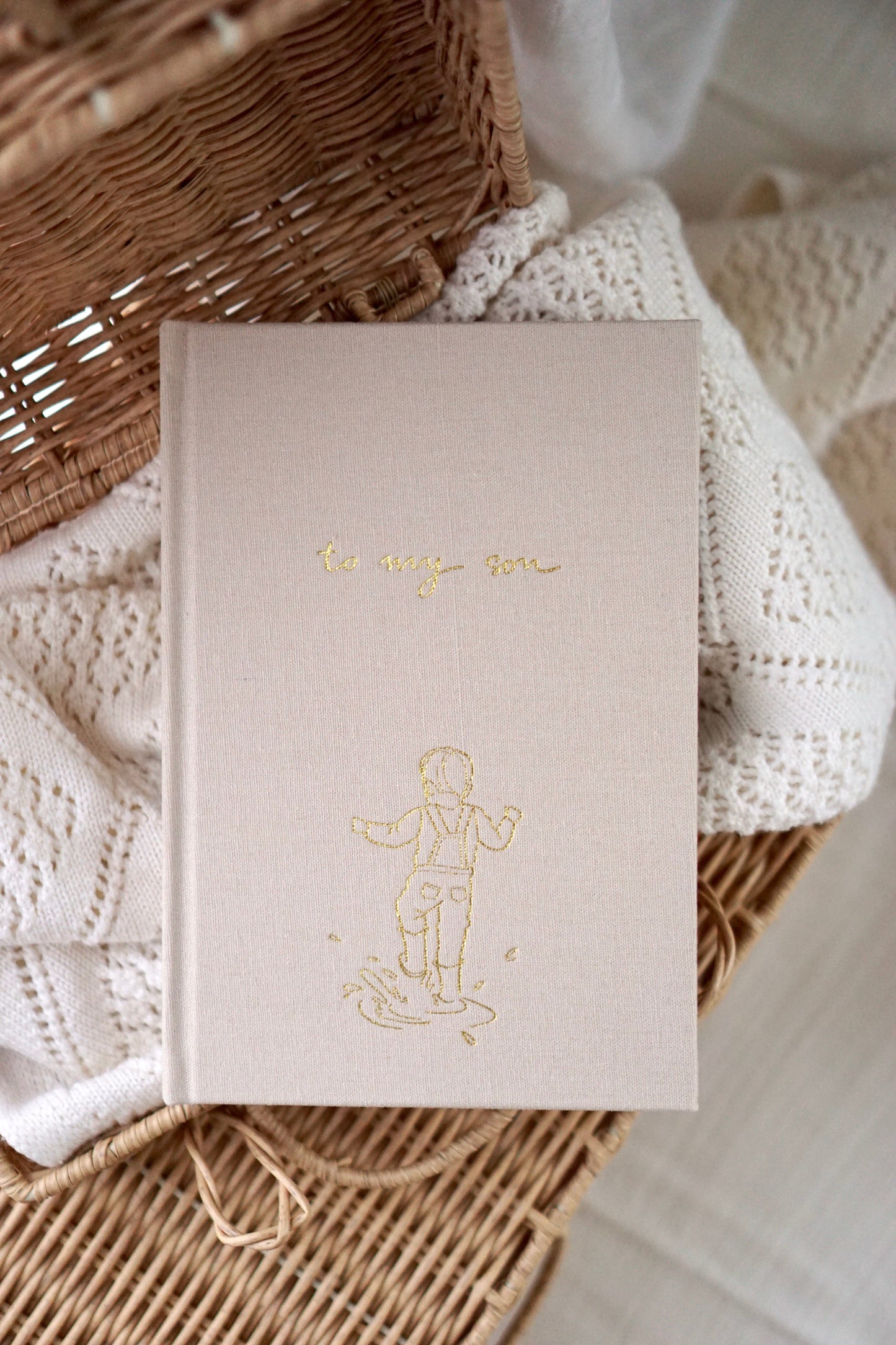 To My Son - Childhood Journal & Baby Book Journals Forget Me Not 