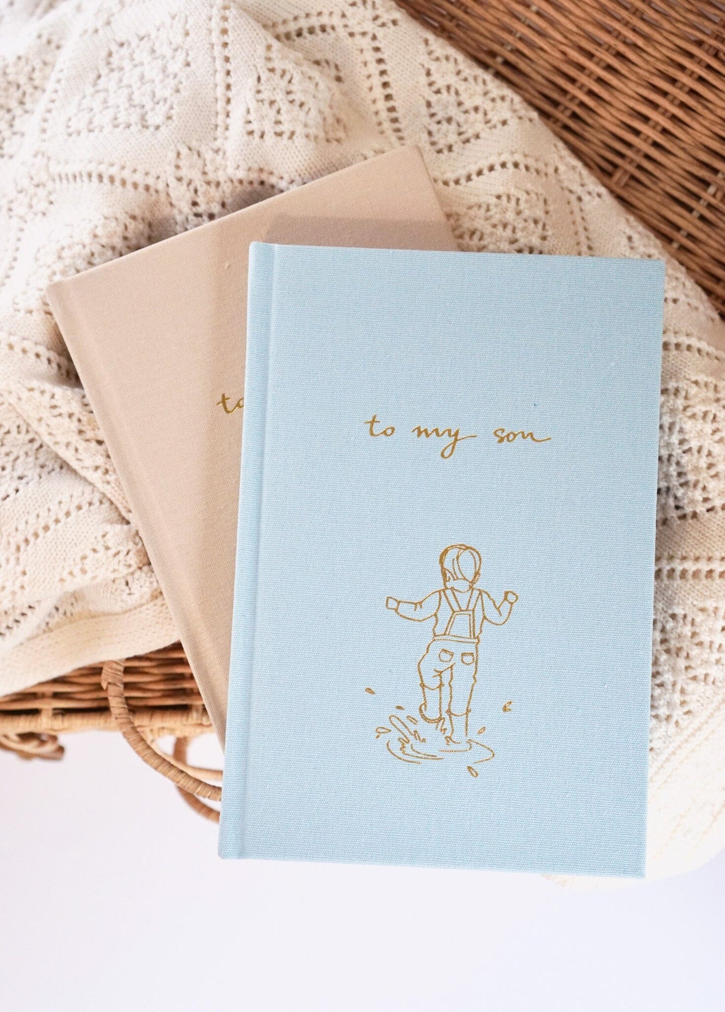 To My Son - Childhood Journal & Baby Book Journals Forget Me Not 