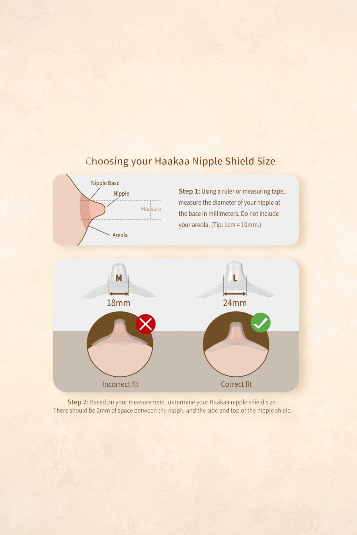 Ultra-Thin Silicone Nipple Shields Postpartum Care Haaka 
