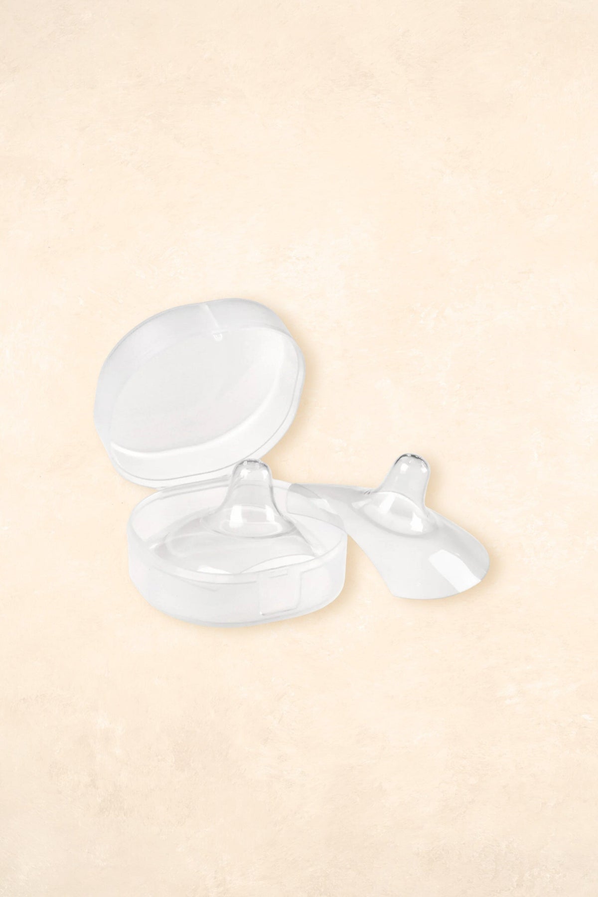 Ultra-Thin Silicone Nipple Shields Postpartum Care Haaka Medium (18mm) 