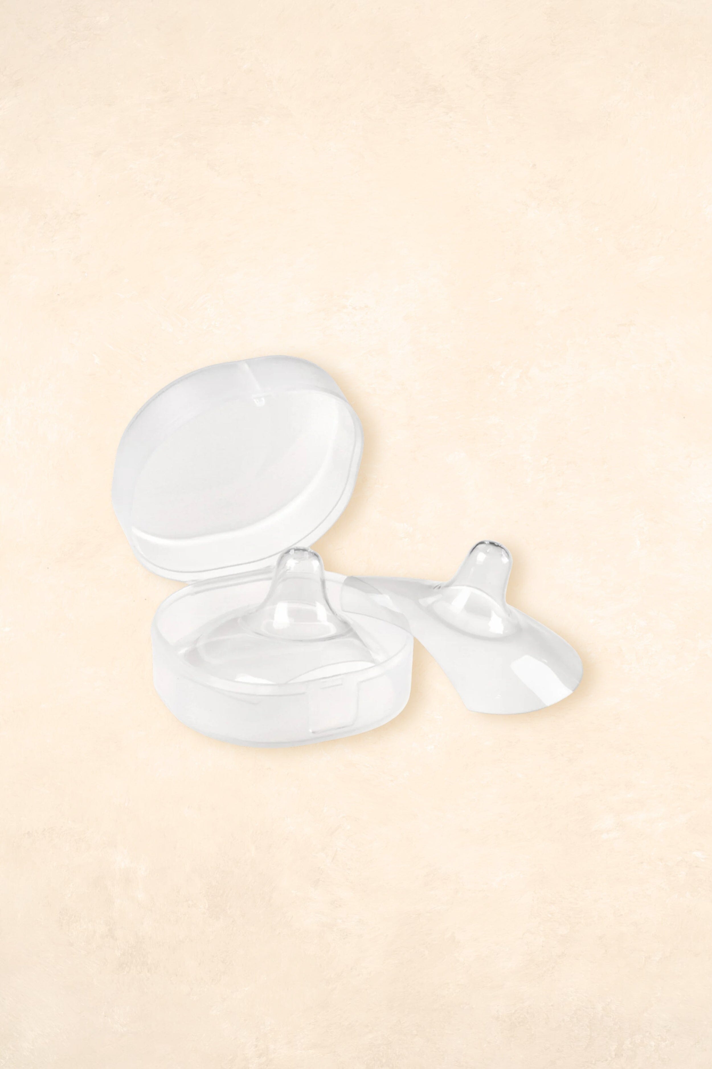 Ultra-Thin Silicone Nipple Shields Postpartum Care Haaka Medium (18mm) 