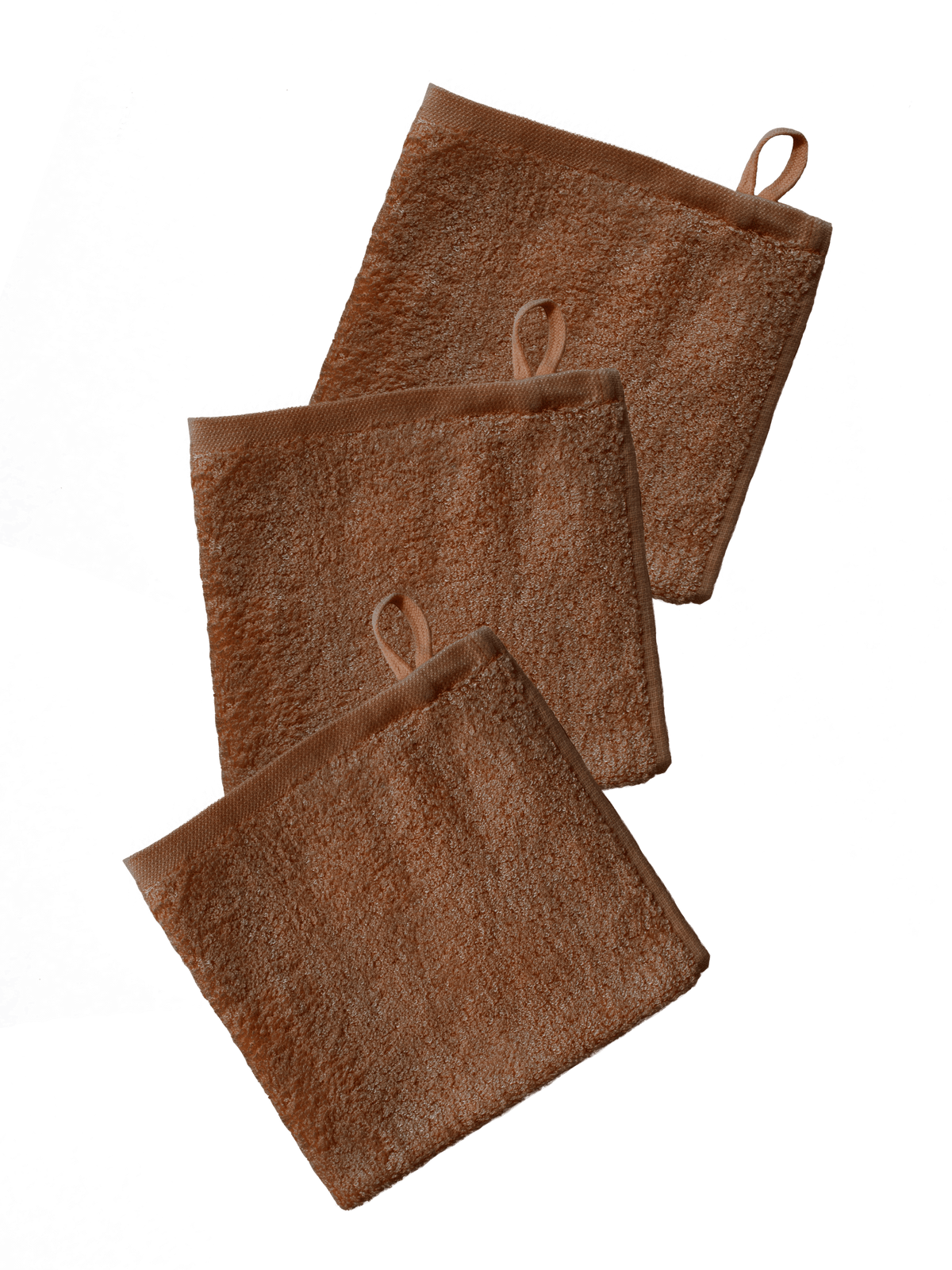 Wash Cloths 3 Pack - Chocolate Towels + Wash Cloths Kiin ® 