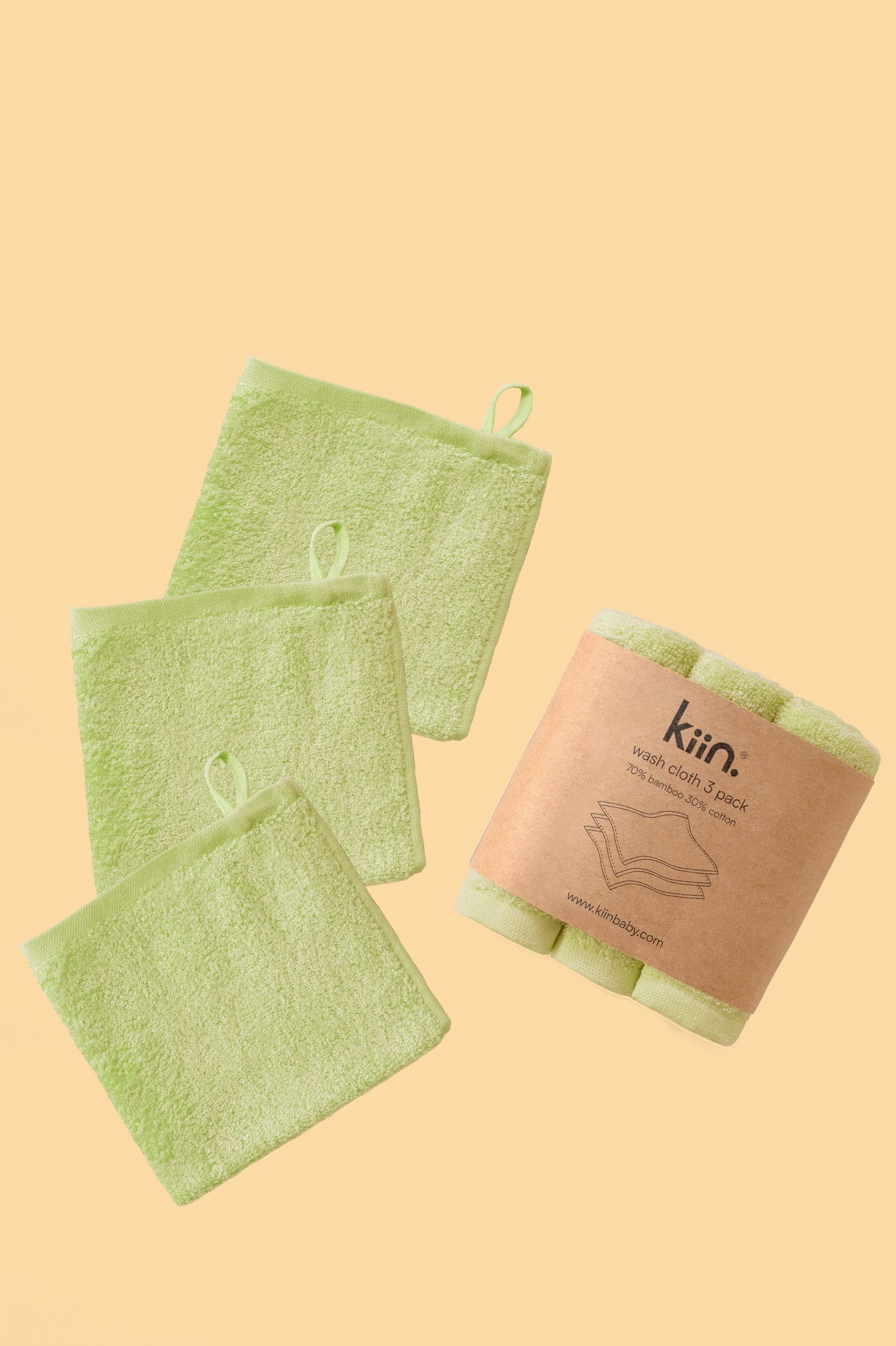 Wash Cloths 3 Pack Towels + Wash Cloths Kiin ® Apple 