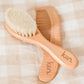 Wooden Baby Brush + Comb Set Bath Time Accessories Kiin ® 