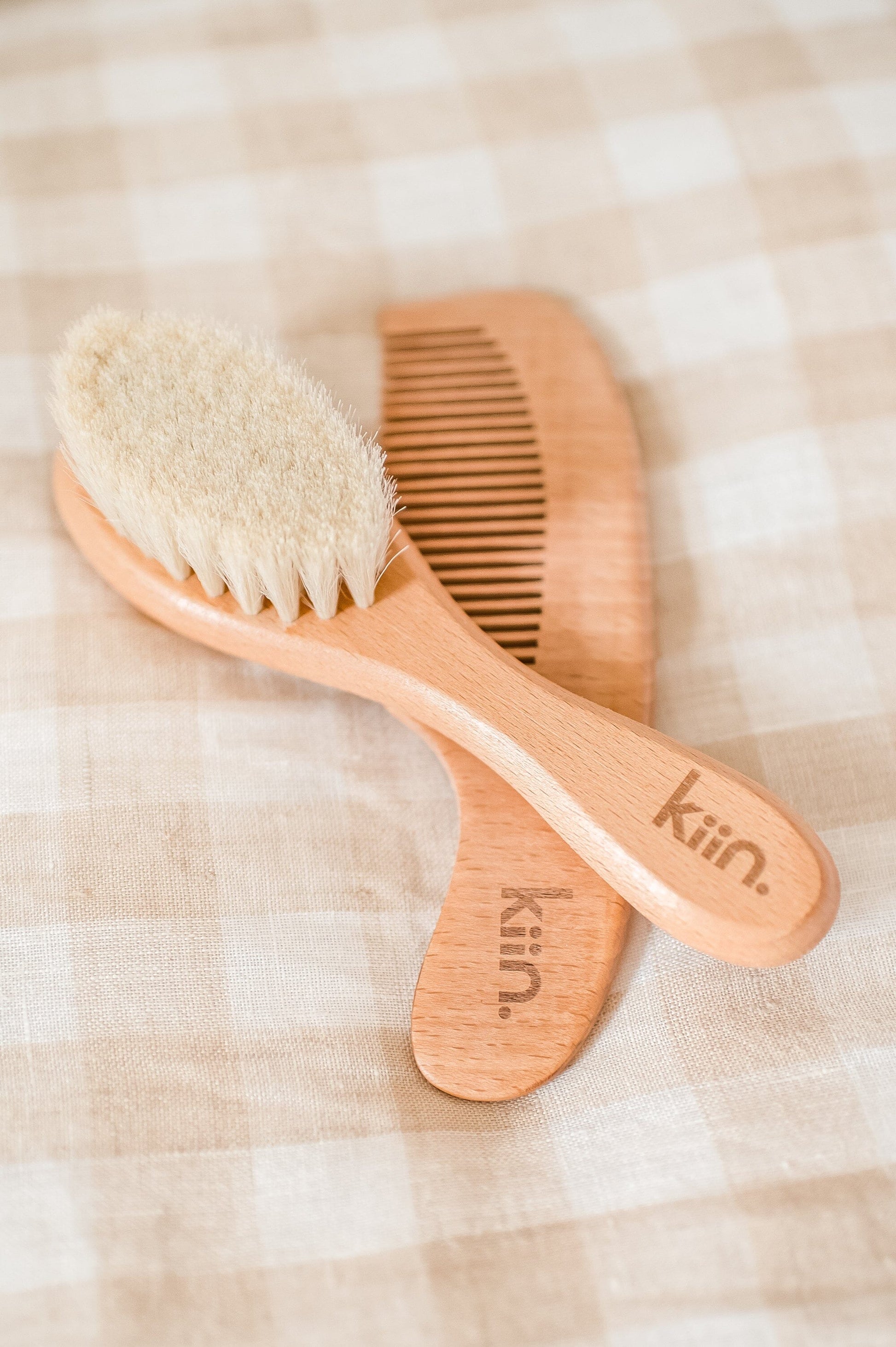Wooden Baby Brush + Comb Set – Kiin ®