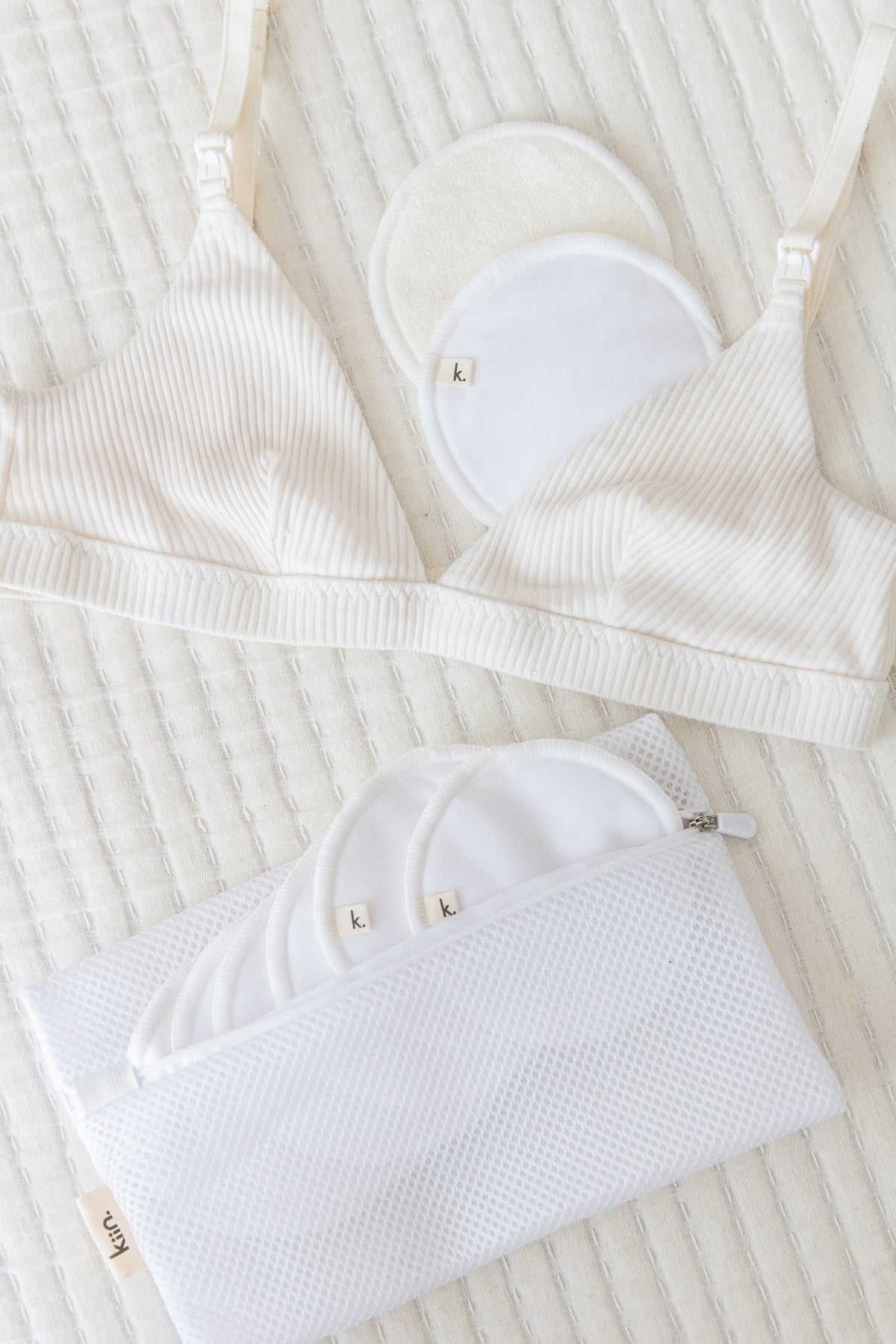 Bamboo Reusable Breast Pads Swaddling Blankets Kiin Baby 