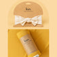 Bamboo Stretch Swaddle + Headband Bundle Bundles Kiin ® Ivory Mustard 