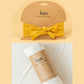 Bamboo Stretch Swaddle + Headband Bundle Bundles Kiin ® Mustard Ivory 